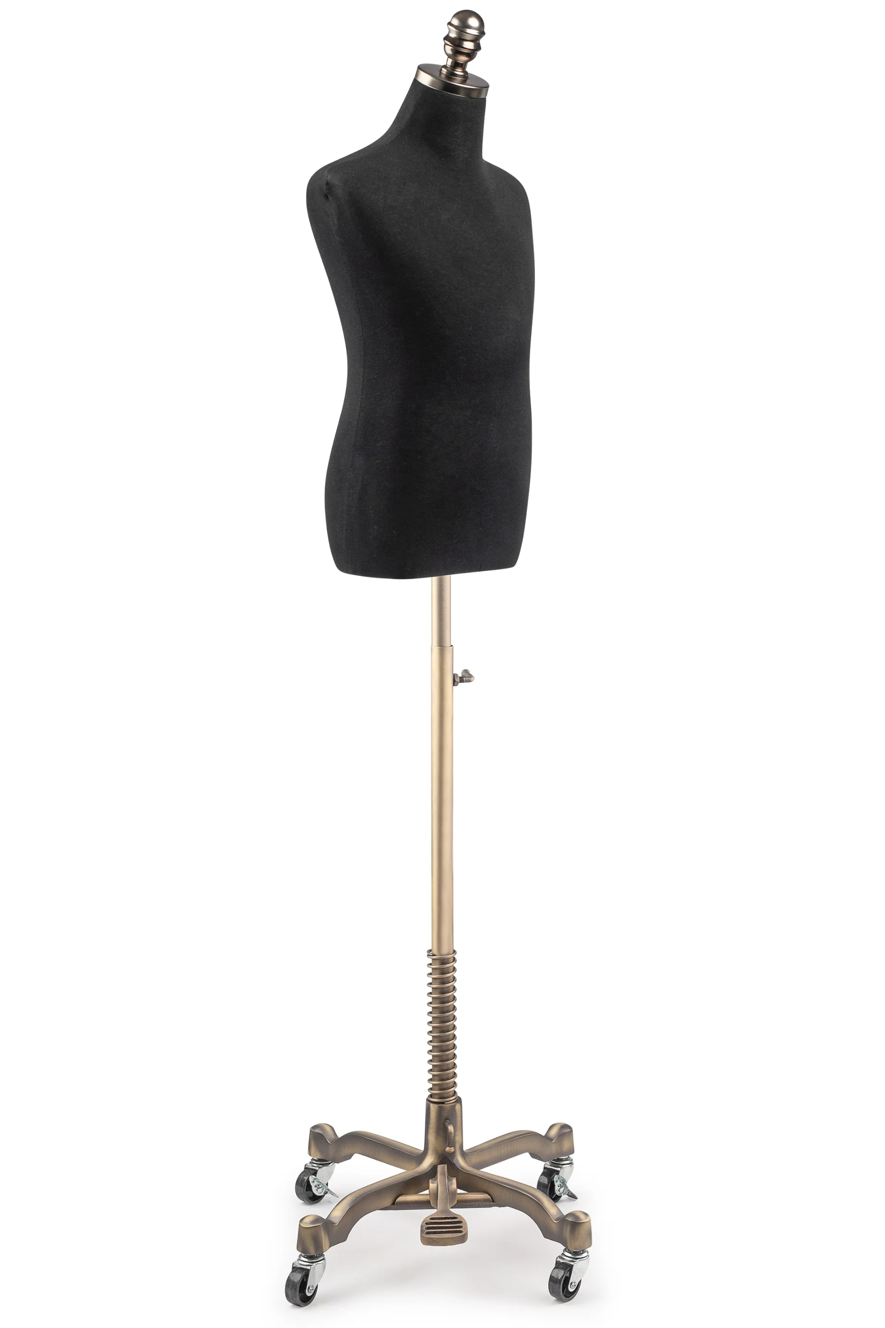 Child Display Dress Form on Metal Rolling Base - Image 9