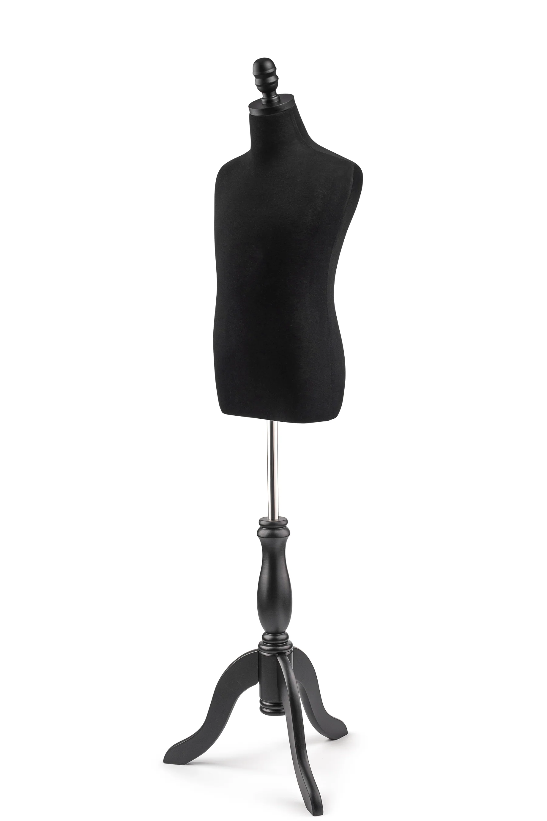 Child Display Dress Form on Wood Tripod Base - Image 7