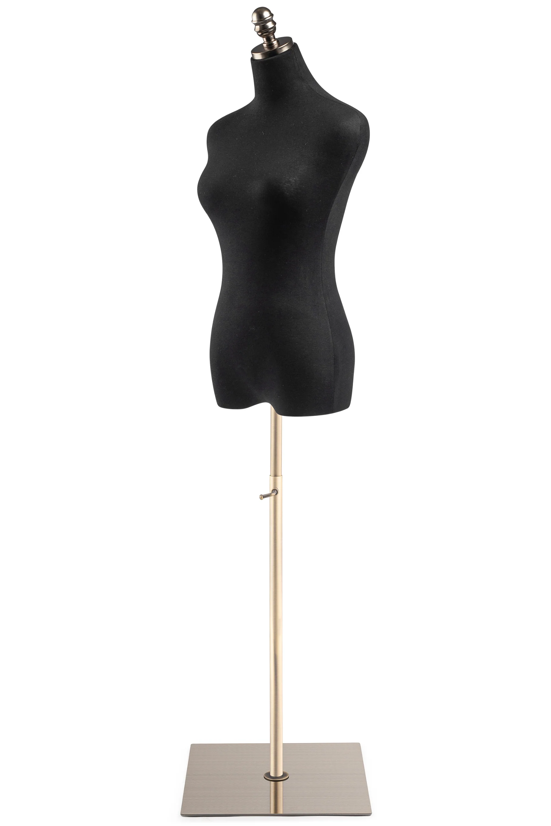 Female Display Dress Form on Metal Flat Base - Image 10