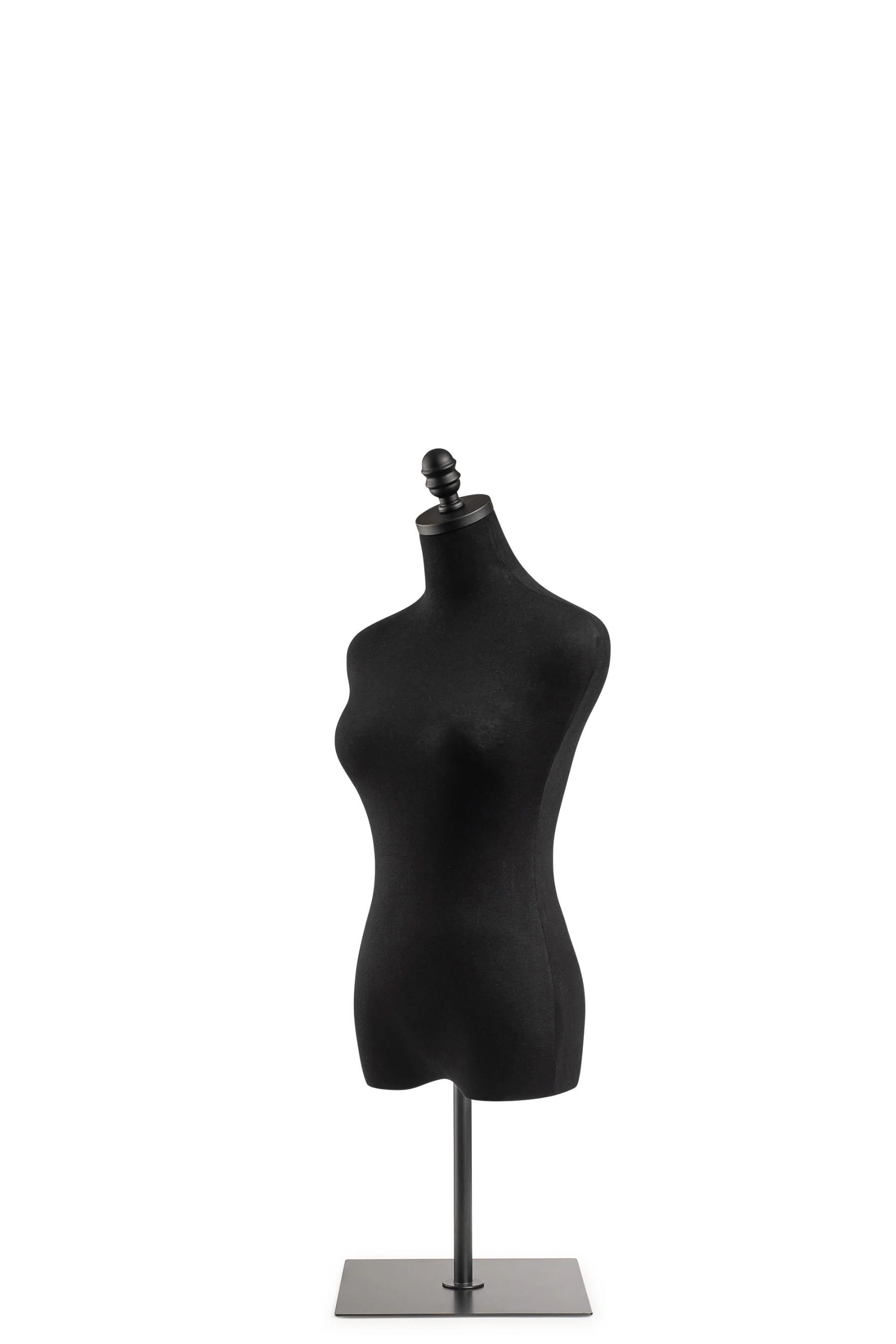 Female Display Dress Form on Metal Tabletop Base - Image 3