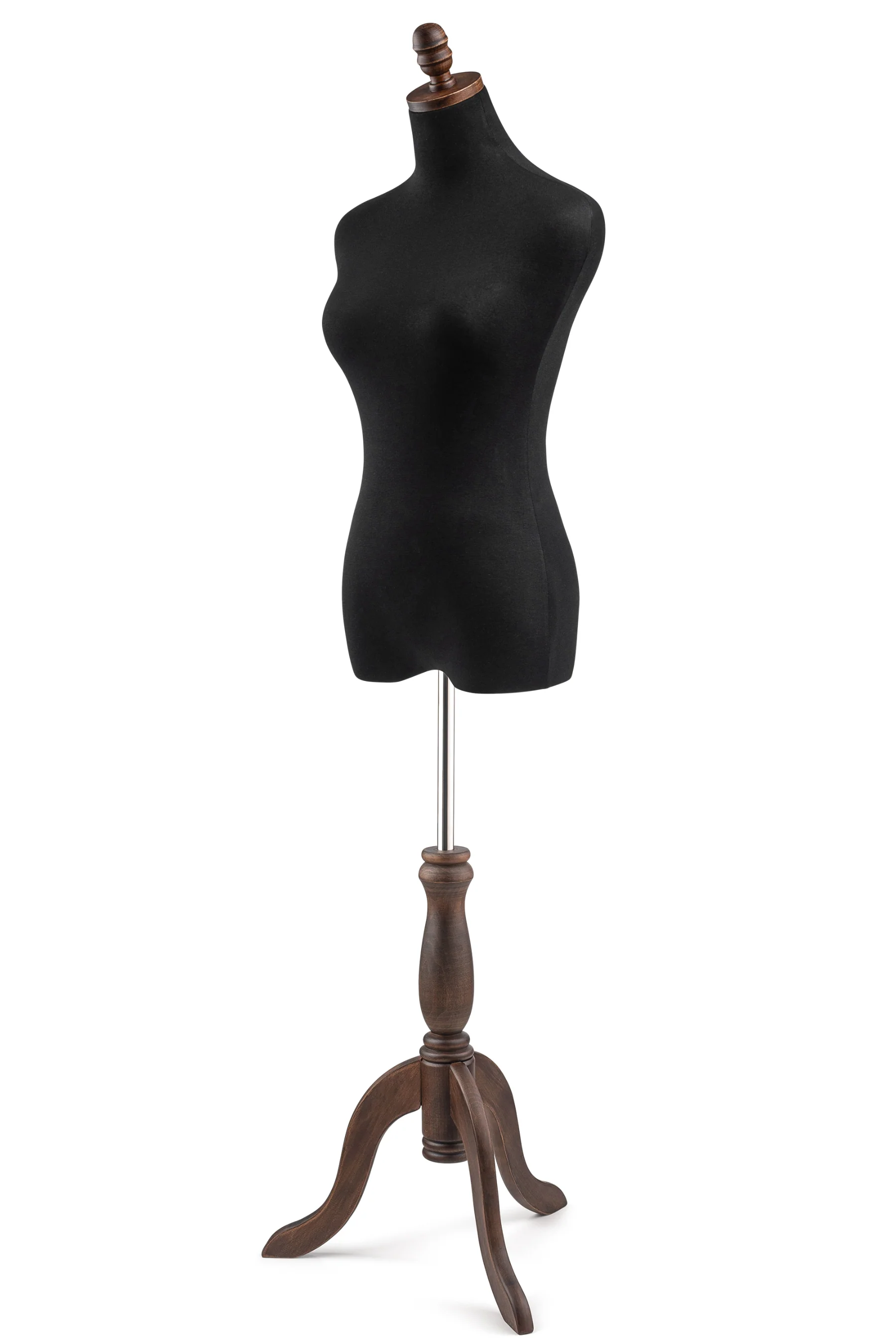 Female Display Dress Form on Wood Tripod Base - Image 13