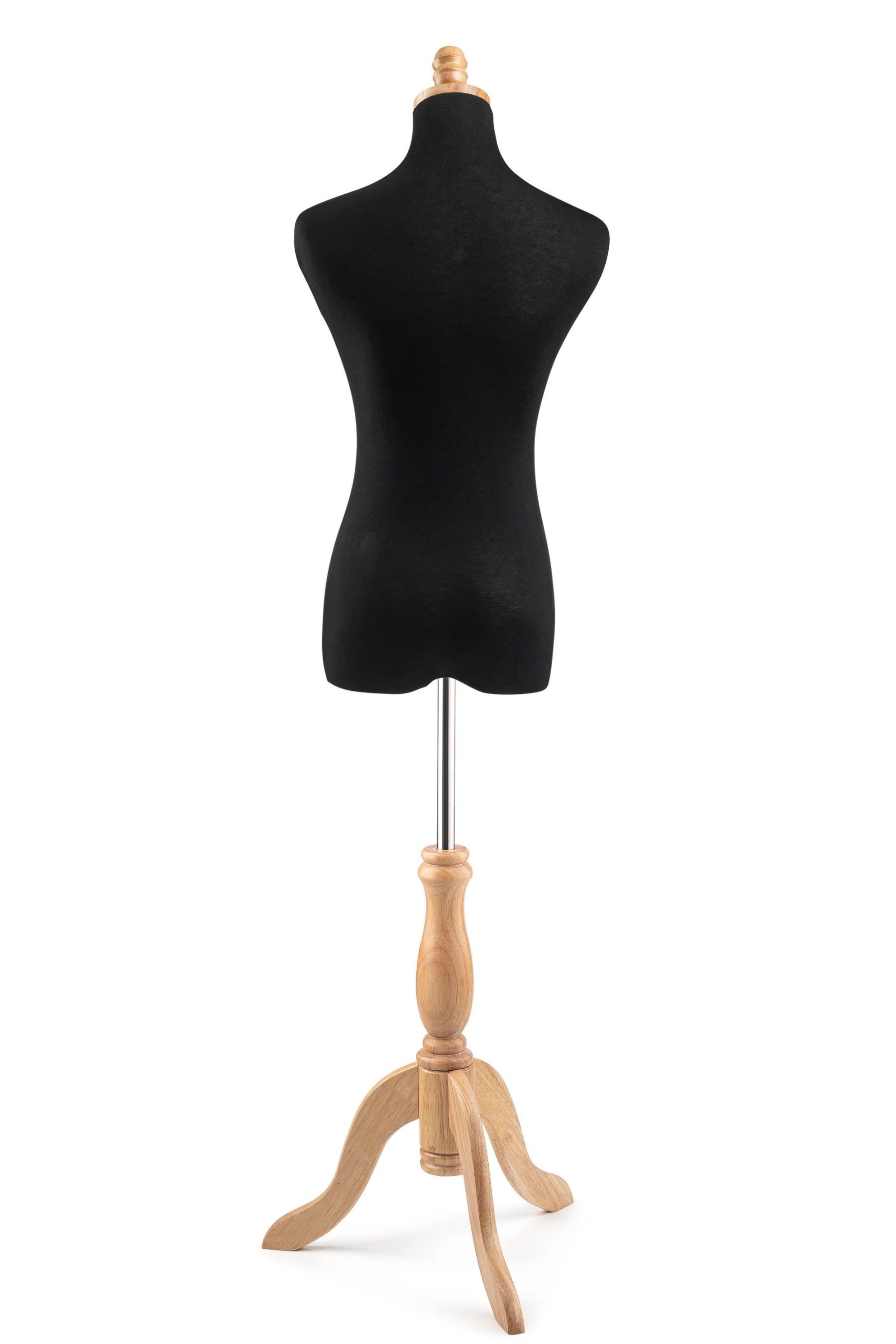Female Display Dress Form on Wood Tripod Base - Image 5