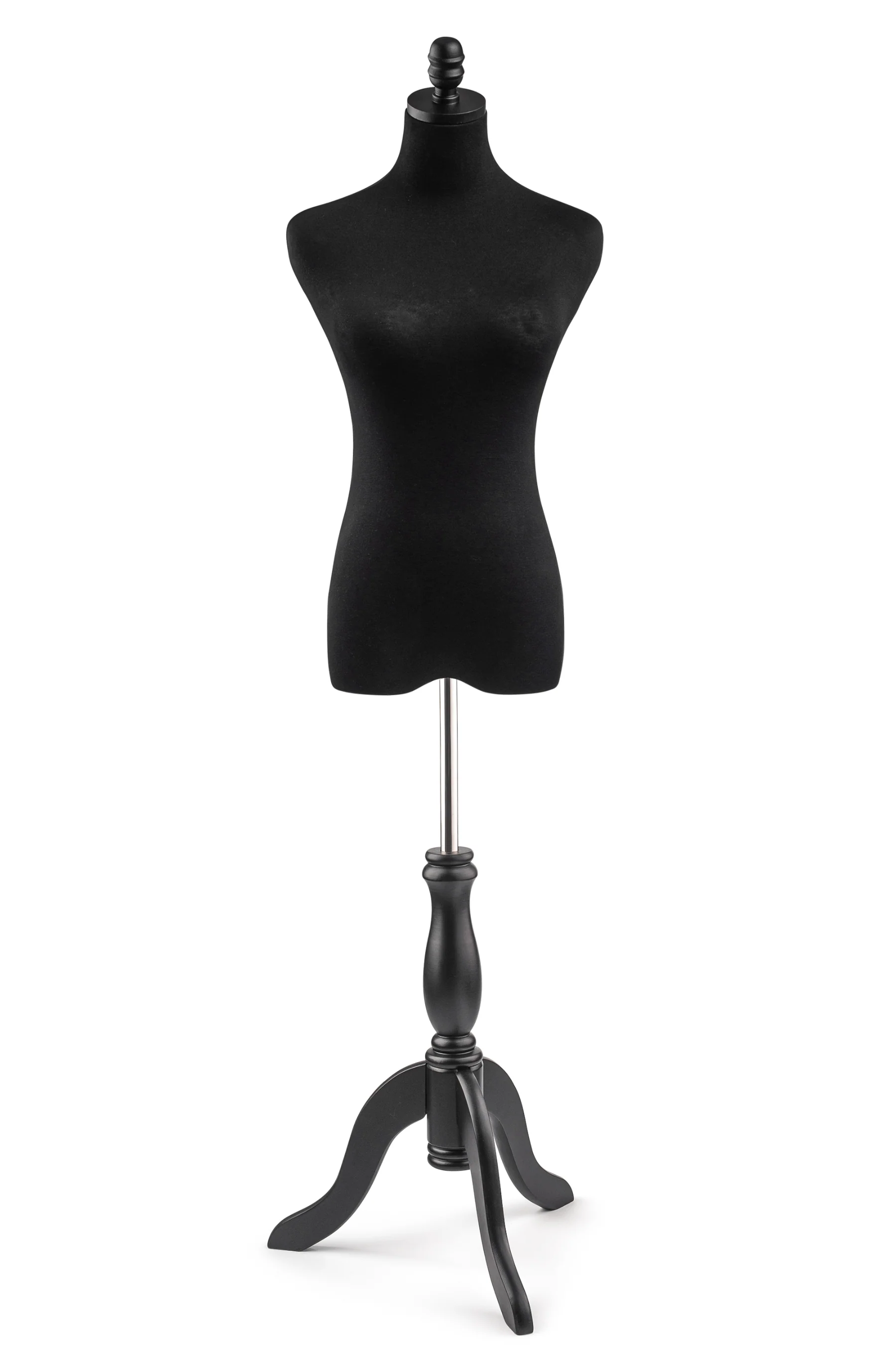 Female Display Dress Form on Wood Tripod Base - Image 6