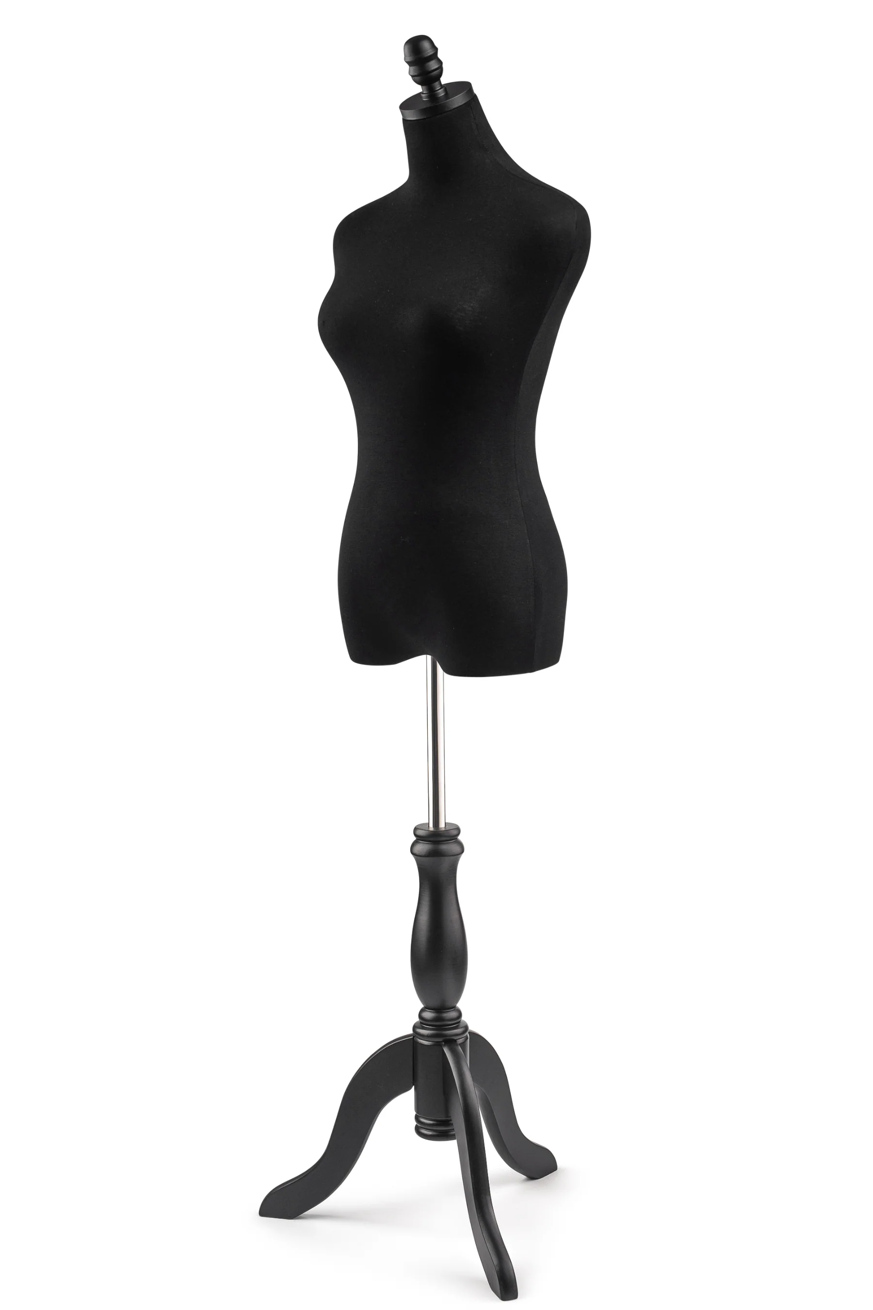 Female Display Dress Form on Wood Tripod Base - Image 8