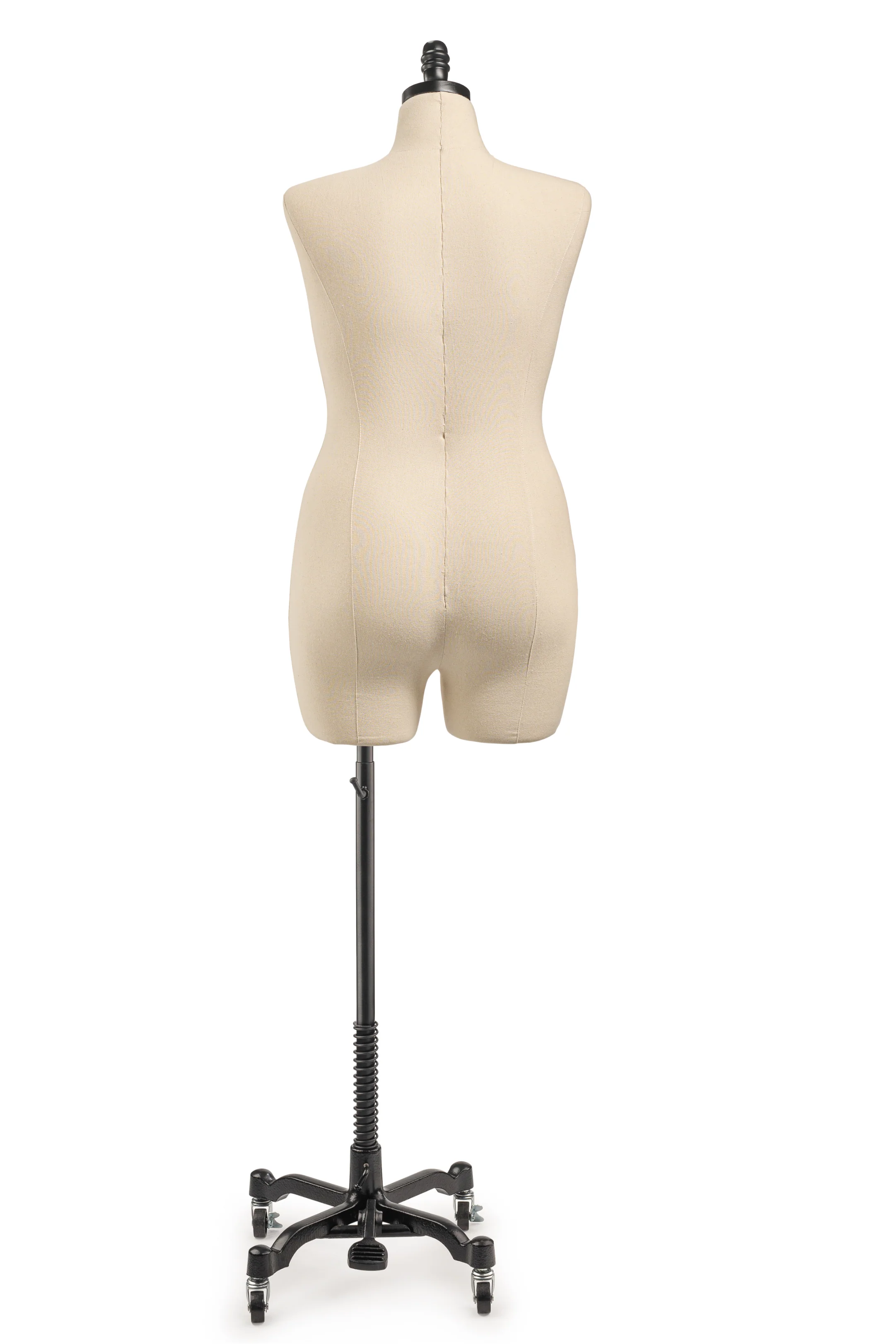 Female Display Dress Form on Metal Rolling Base - Image 41