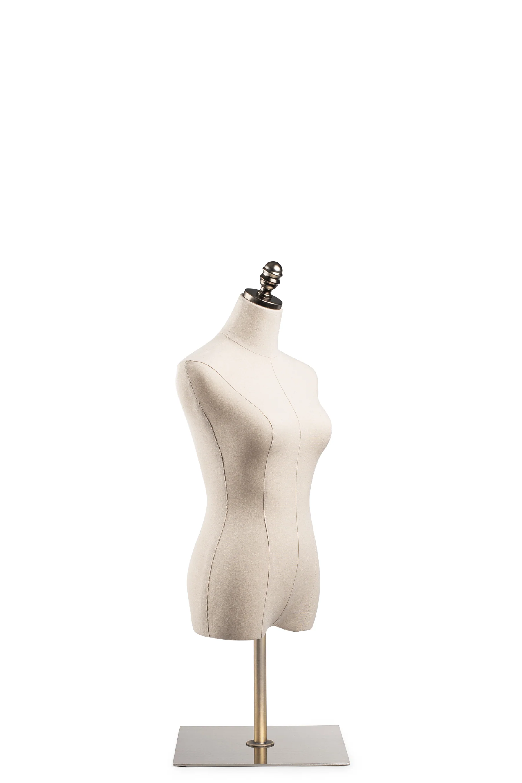 Female Display Dress Form on Metal Tabletop Base - Image 10