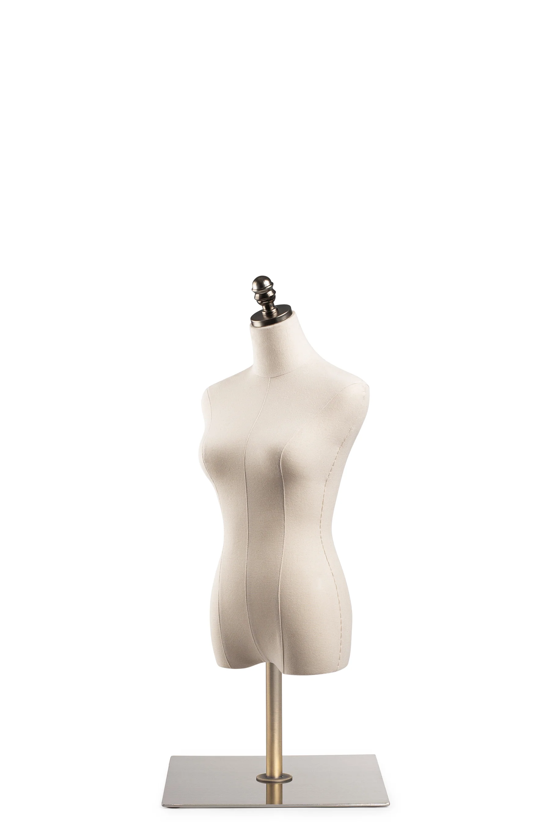Female Display Dress Form on Metal Tabletop Base - Image 11