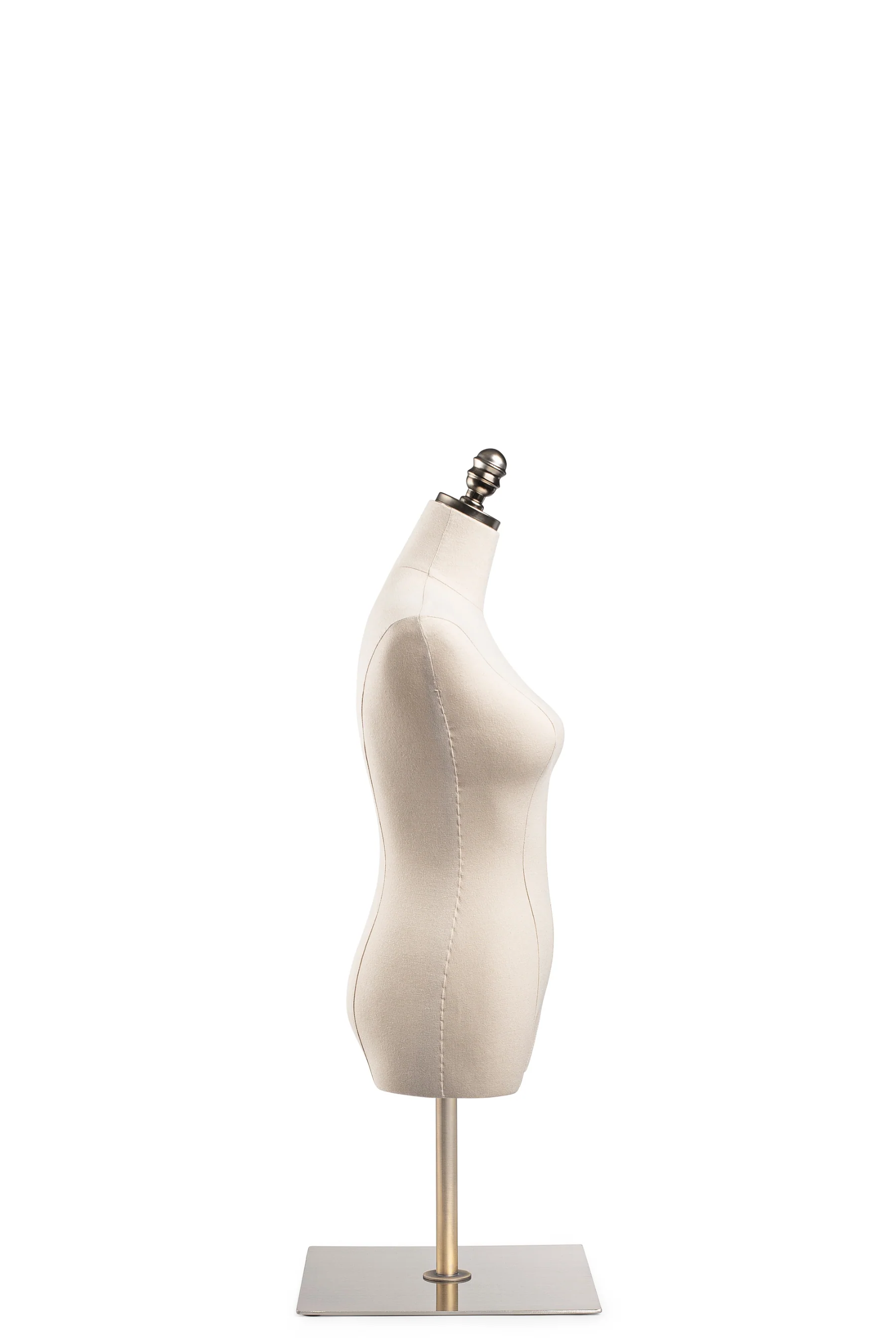 Female Display Dress Form on Metal Tabletop Base - Image 12