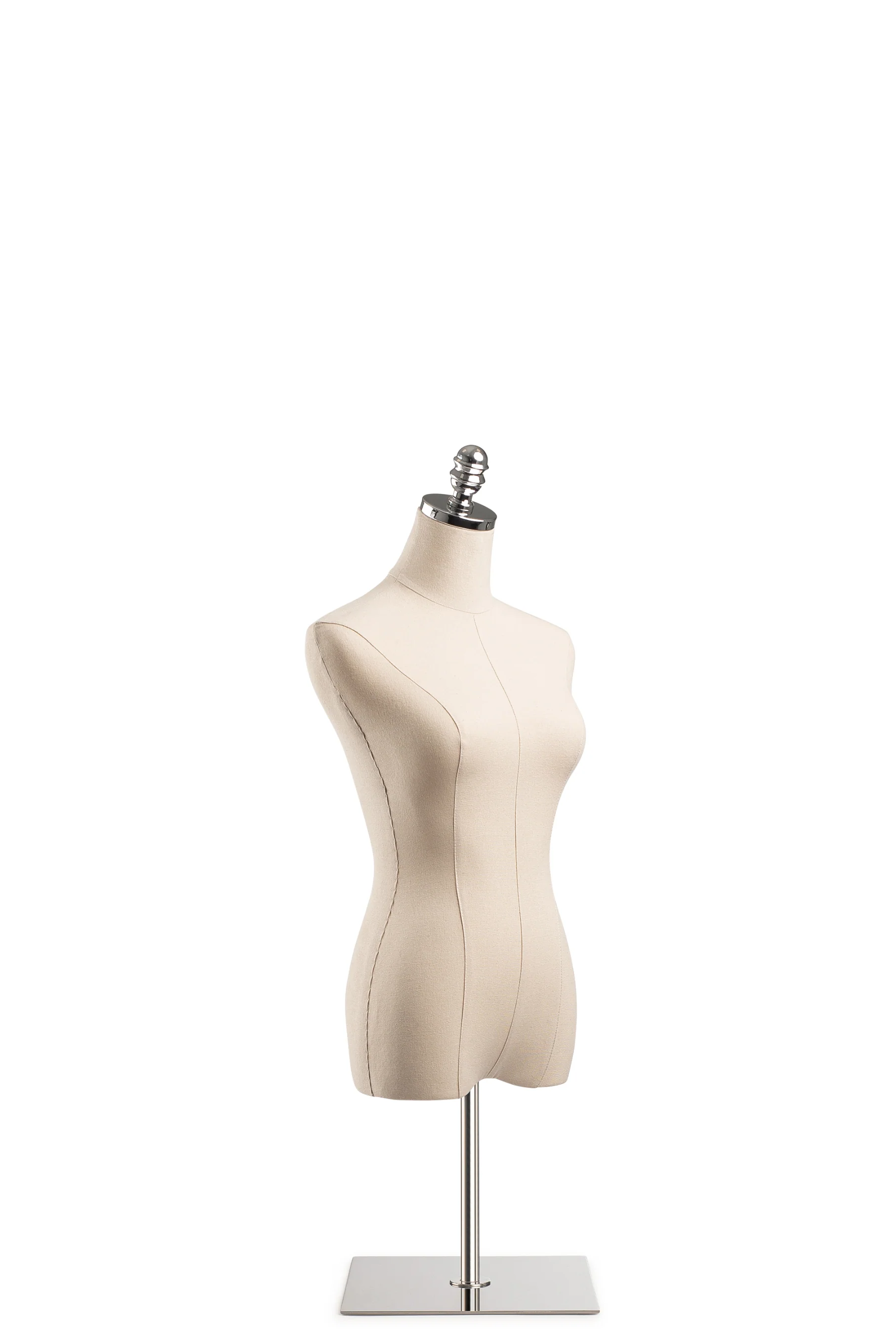 Female Display Dress Form on Metal Tabletop Base - Image 18