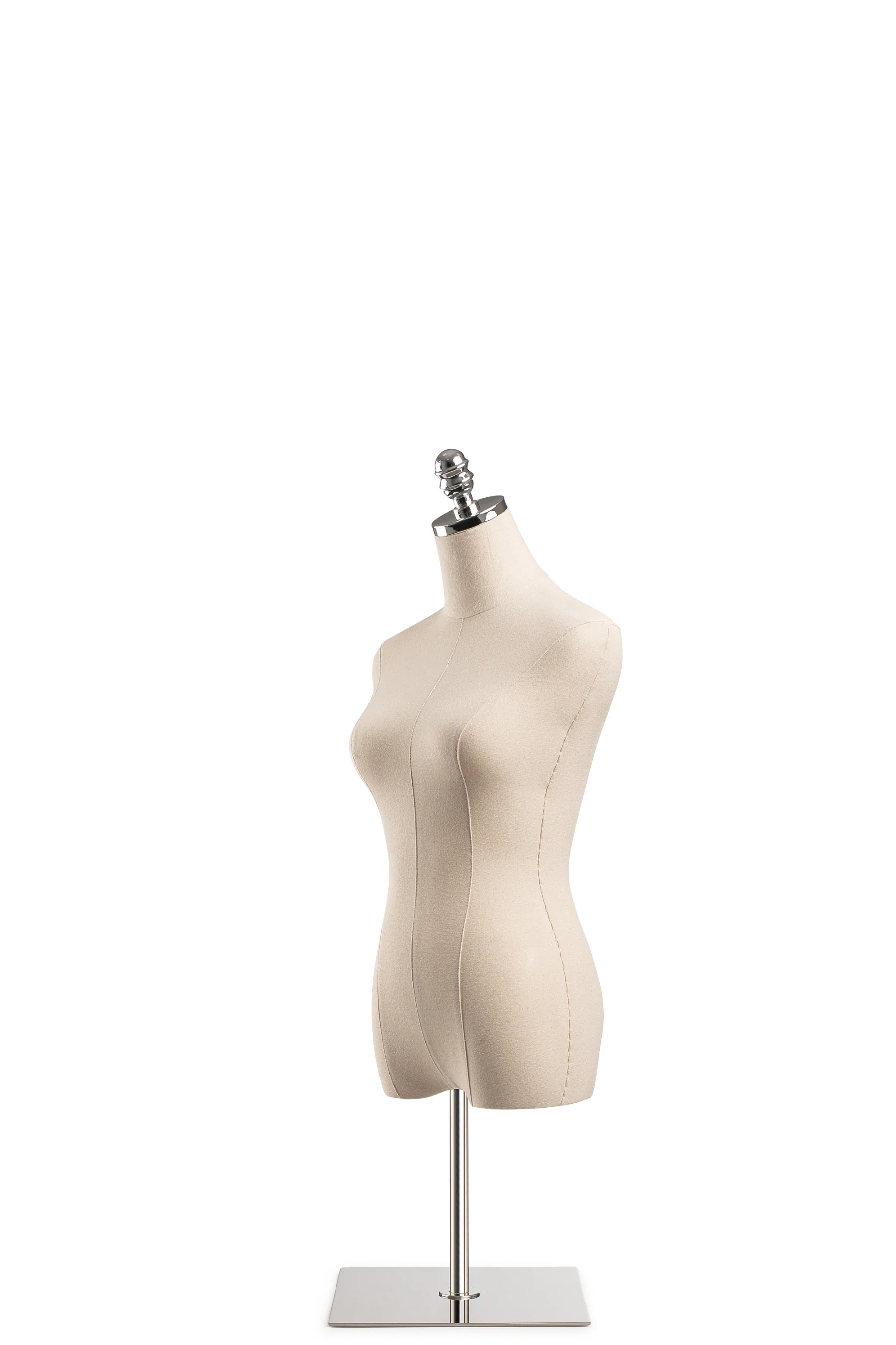 Female Display Dress Form on Metal Tabletop Base - Image 19