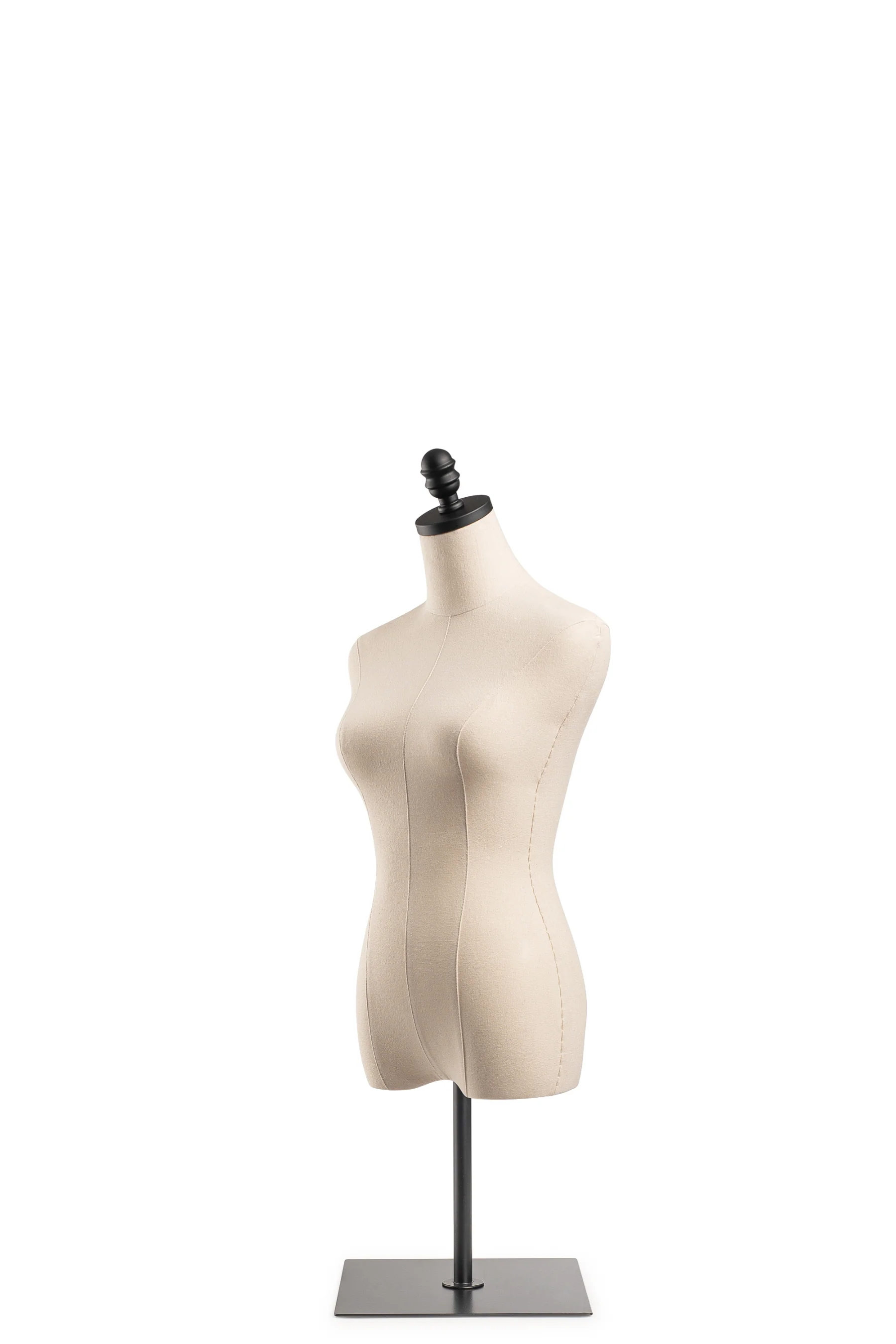 Female Display Dress Form on Metal Tabletop Base - Image 3