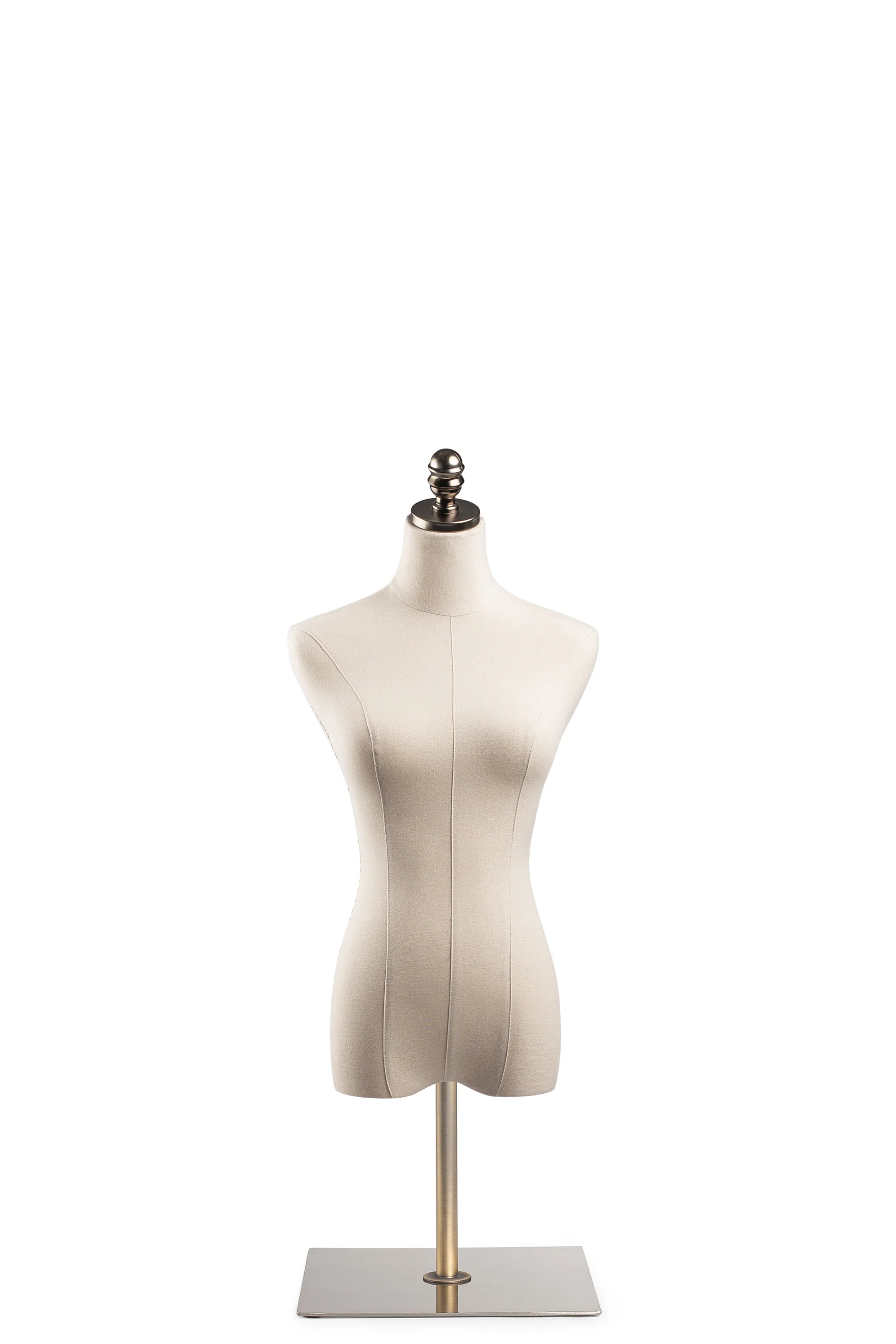 Female Display Dress Form on Metal Tabletop Base - Image 9