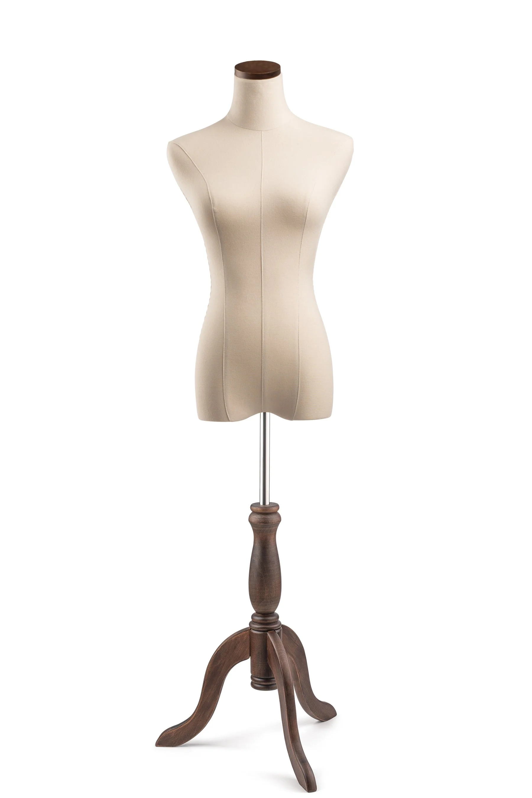 Female Display Dress Form on Wood Tripod Base - Image 10