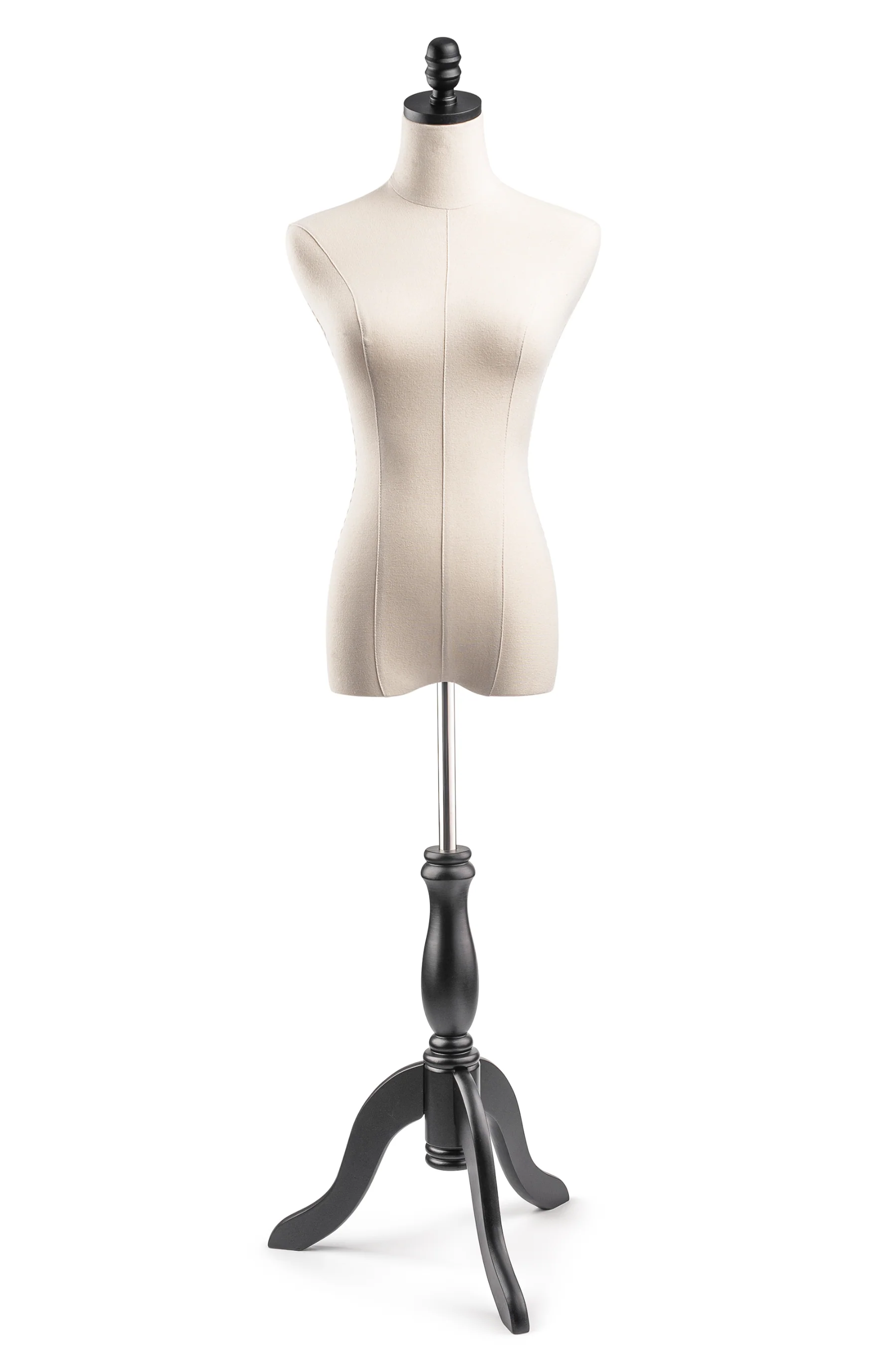 Female Display Dress Form on Wood Tripod Base - Image 12