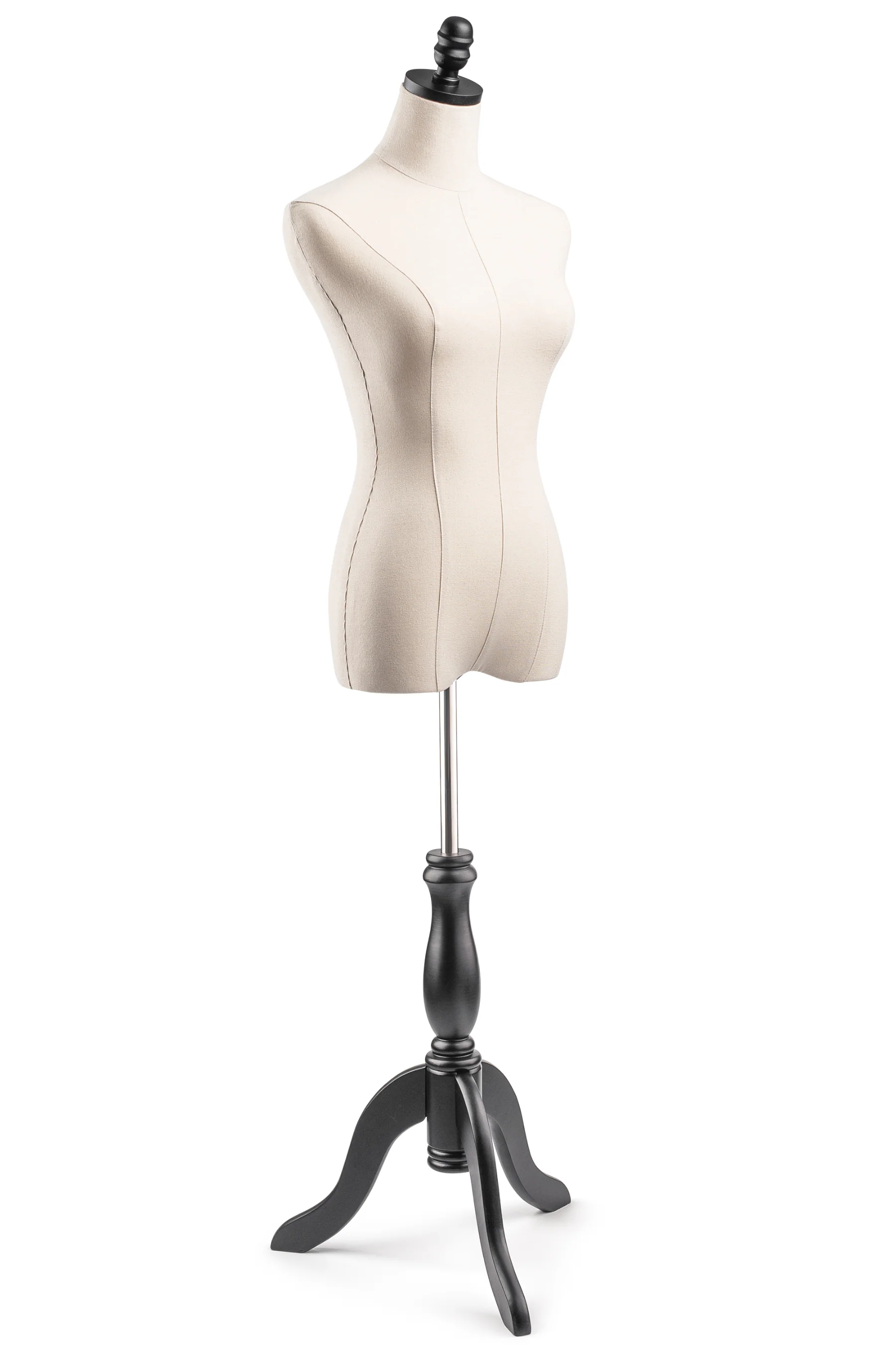 Female Display Dress Form on Wood Tripod Base - Image 13