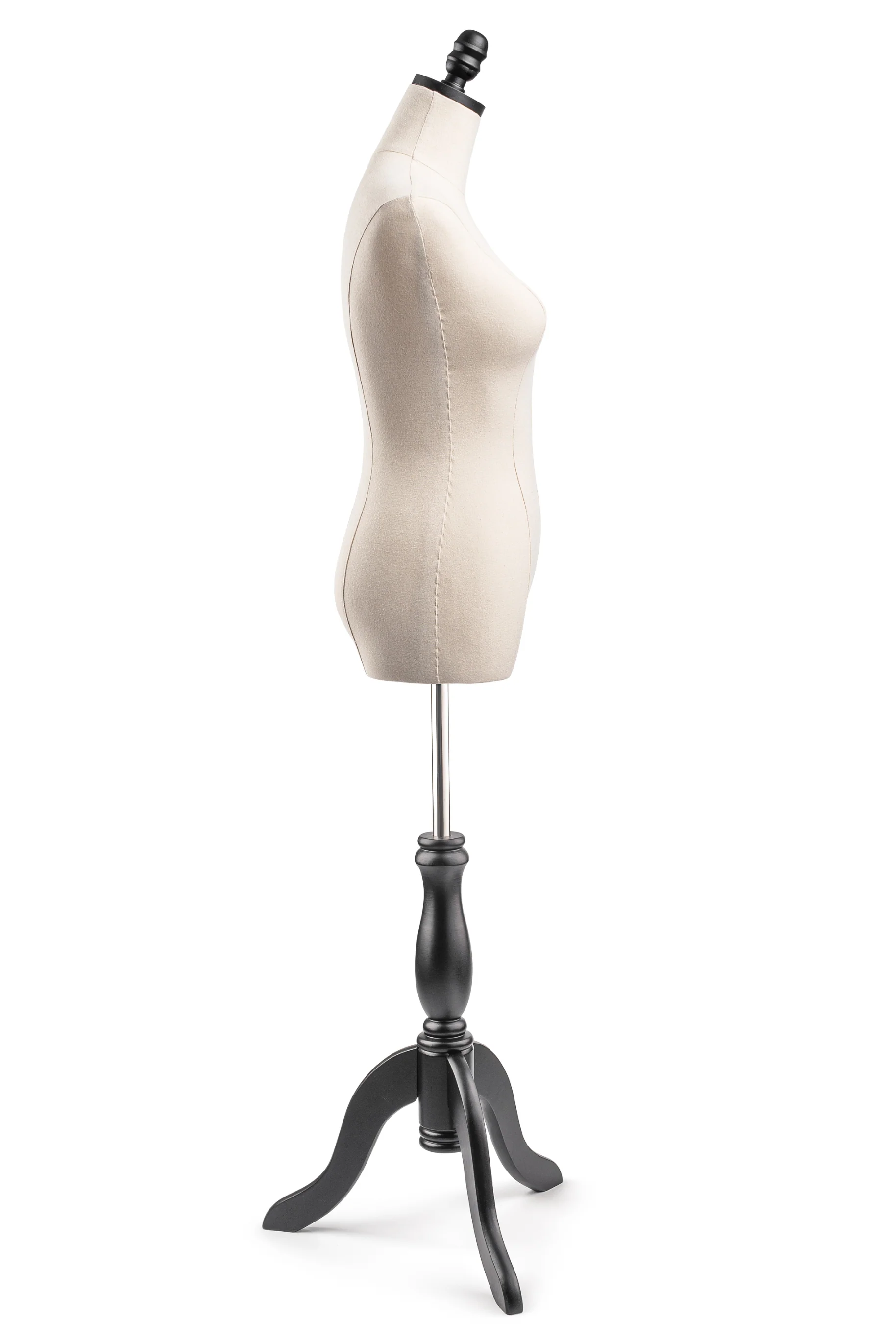 Female Display Dress Form on Wood Tripod Base - Image 15