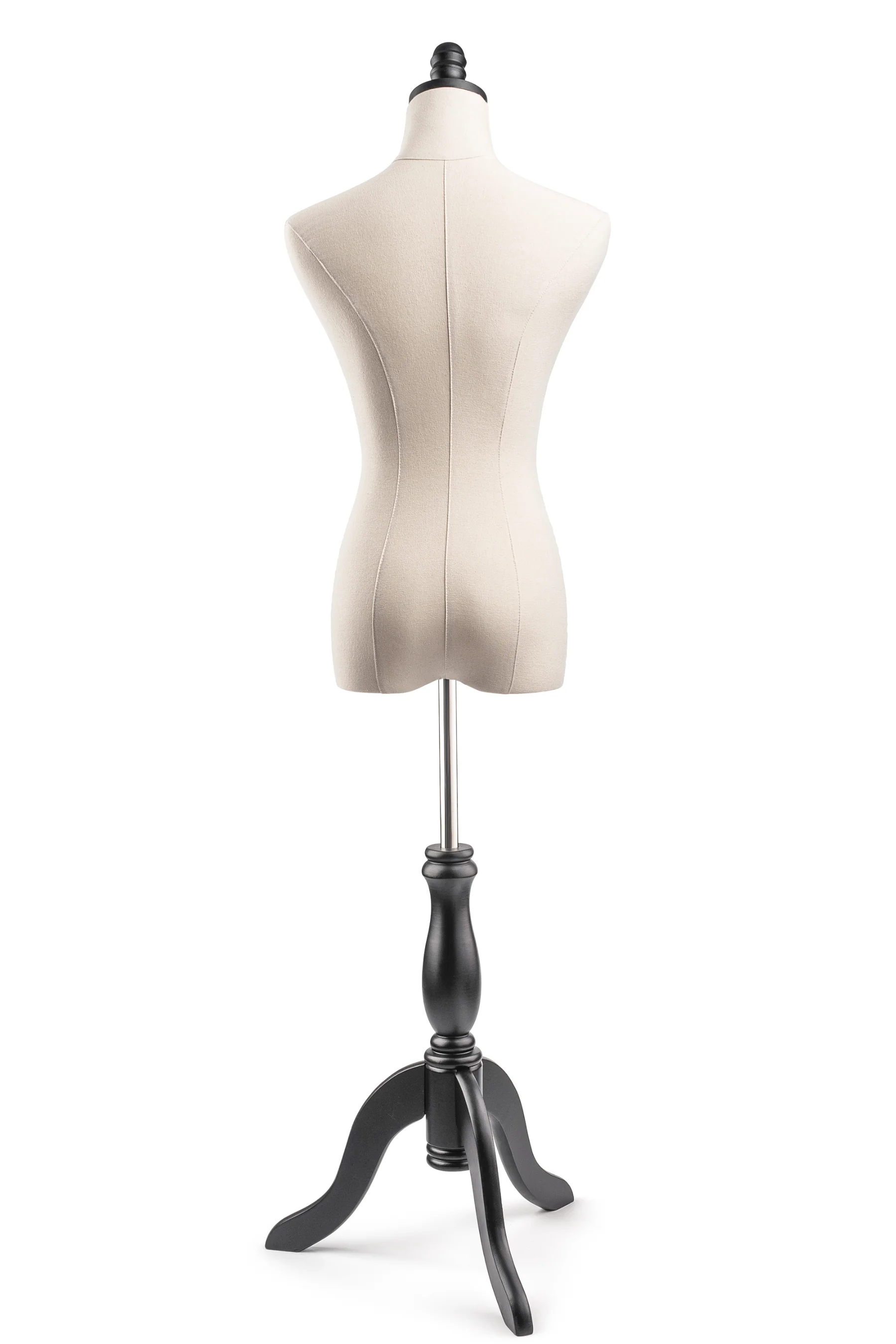 Female Display Dress Form on Wood Tripod Base - Image 16