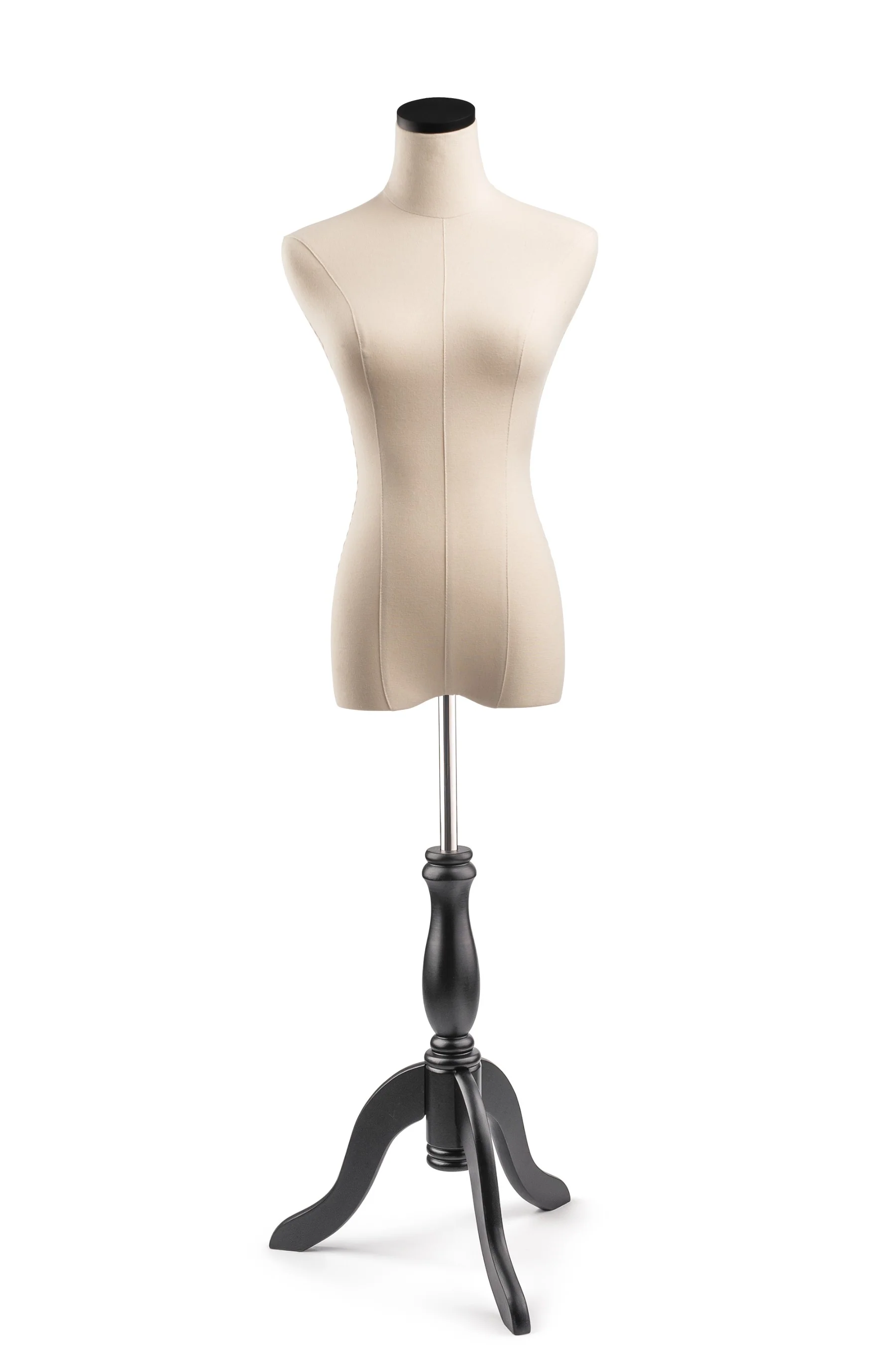 Female Display Dress Form on Wood Tripod Base - Image 17