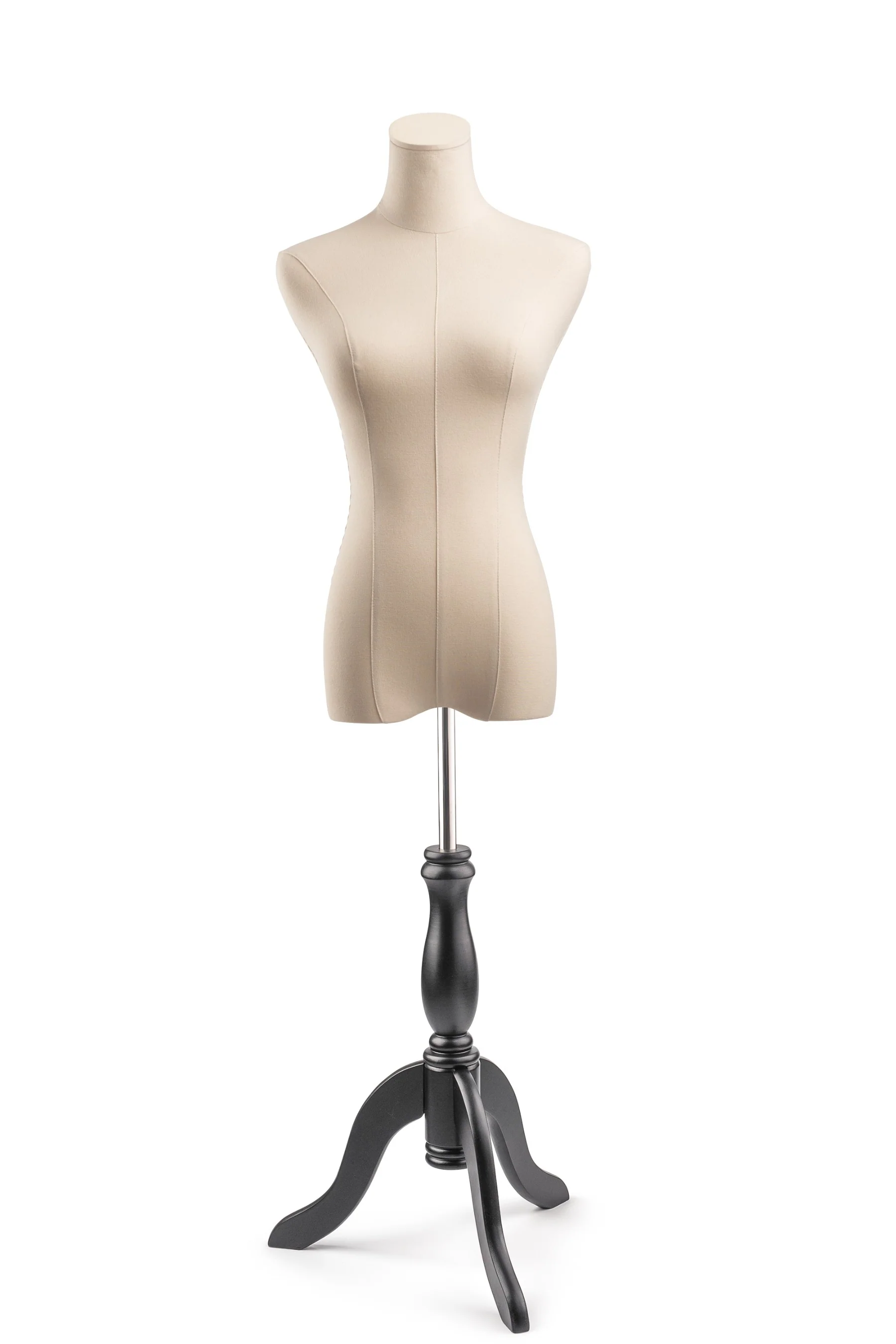 Female Display Dress Form on Wood Tripod Base - Image 18