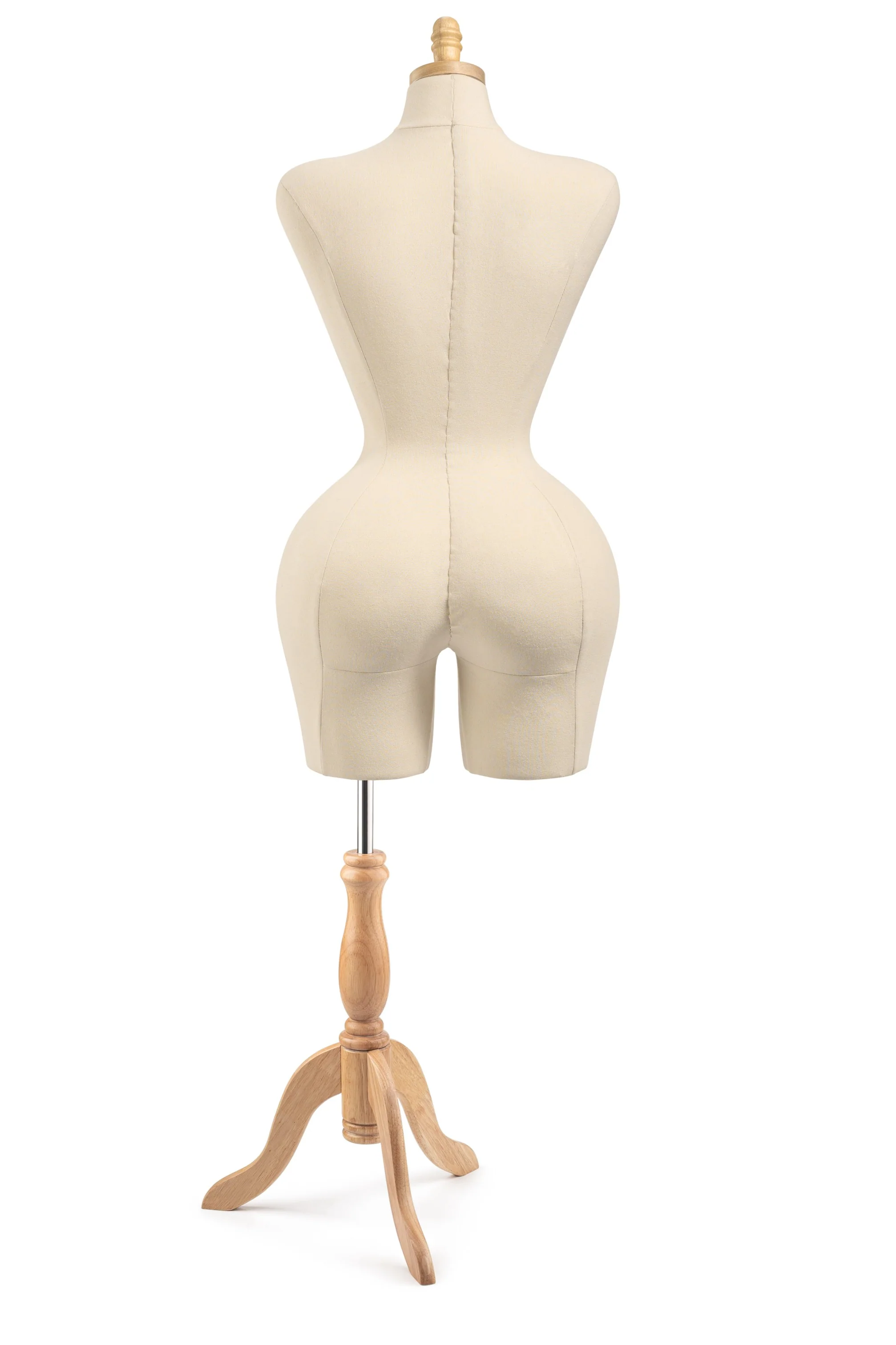 Female Display Dress Form on Wood Tripod Base - Image 23