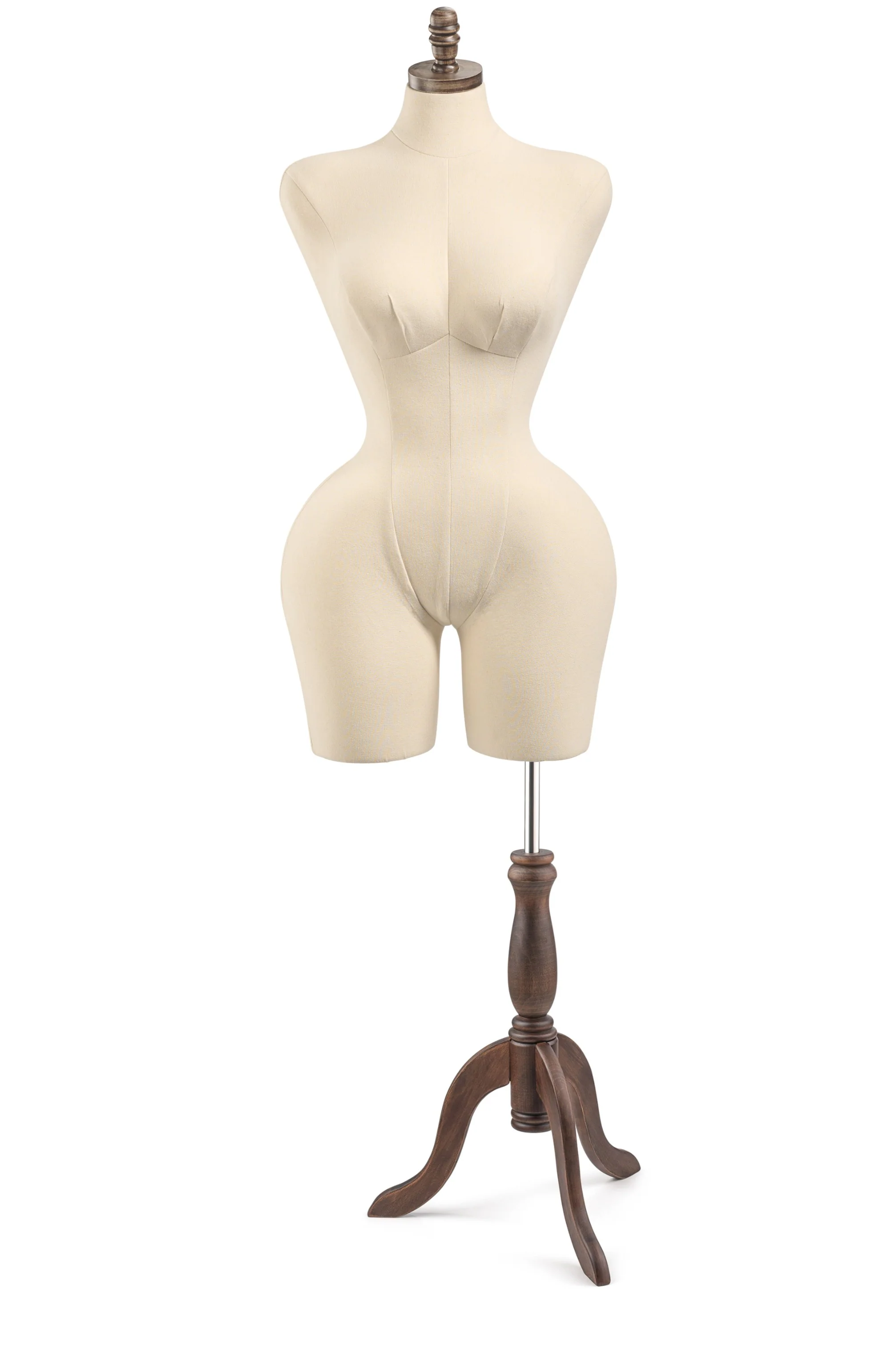 Female Display Dress Form on Wood Tripod Base - Image 24