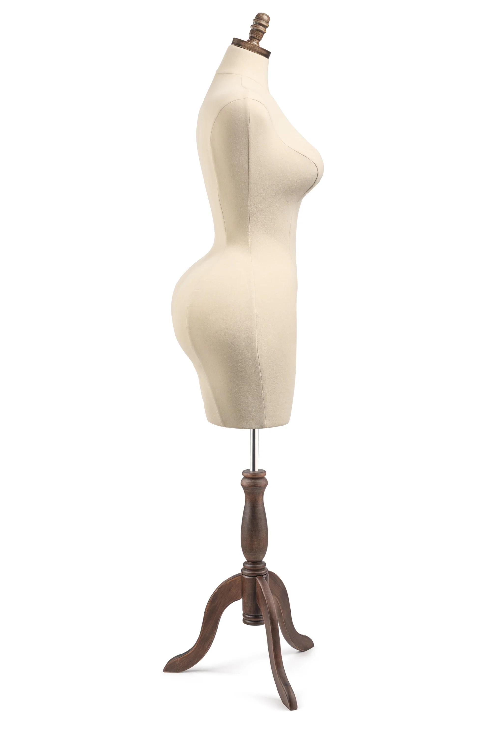 Female Display Dress Form on Wood Tripod Base - Image 26