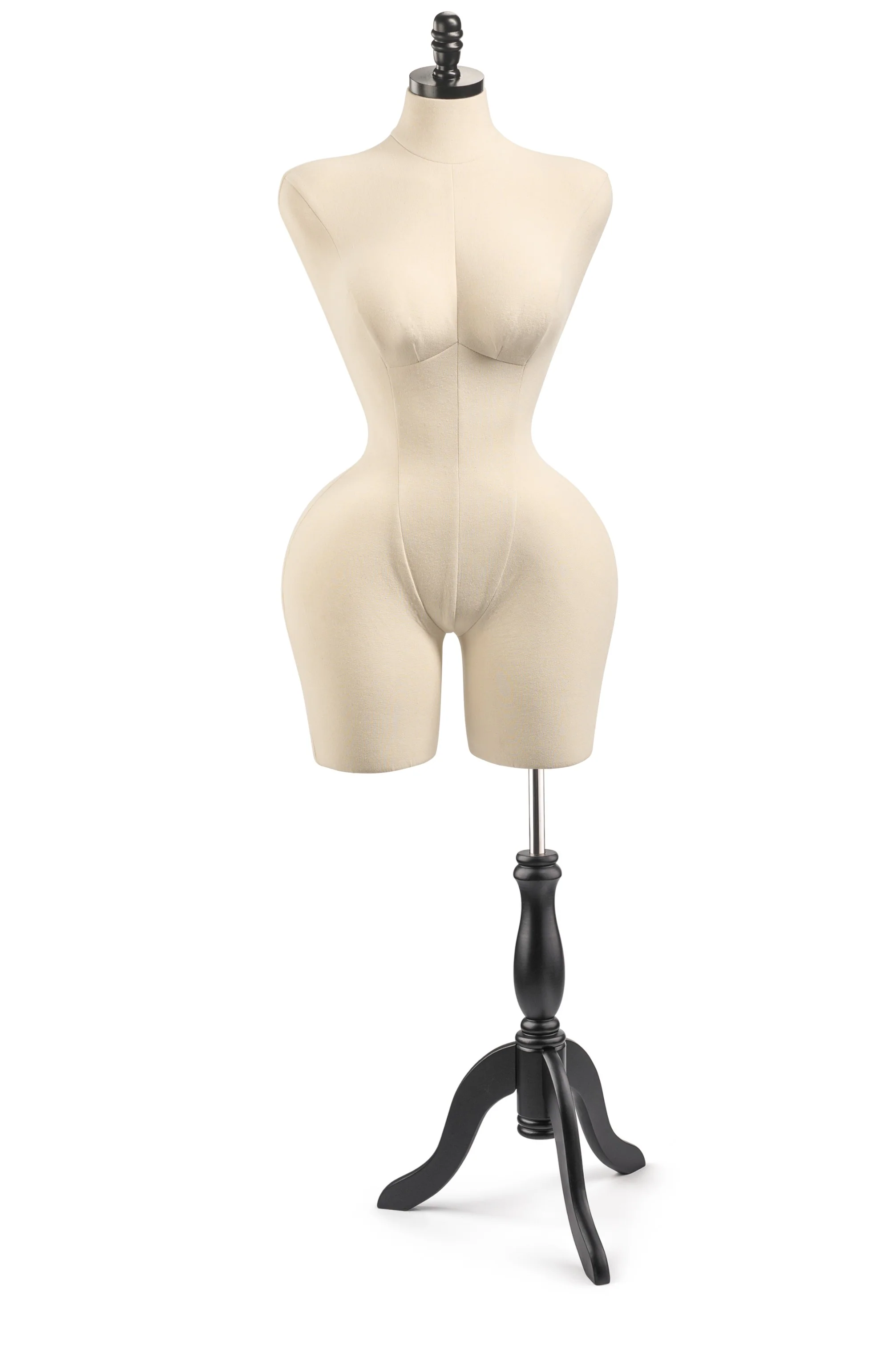 Female Display Dress Form on Wood Tripod Base - Image 28
