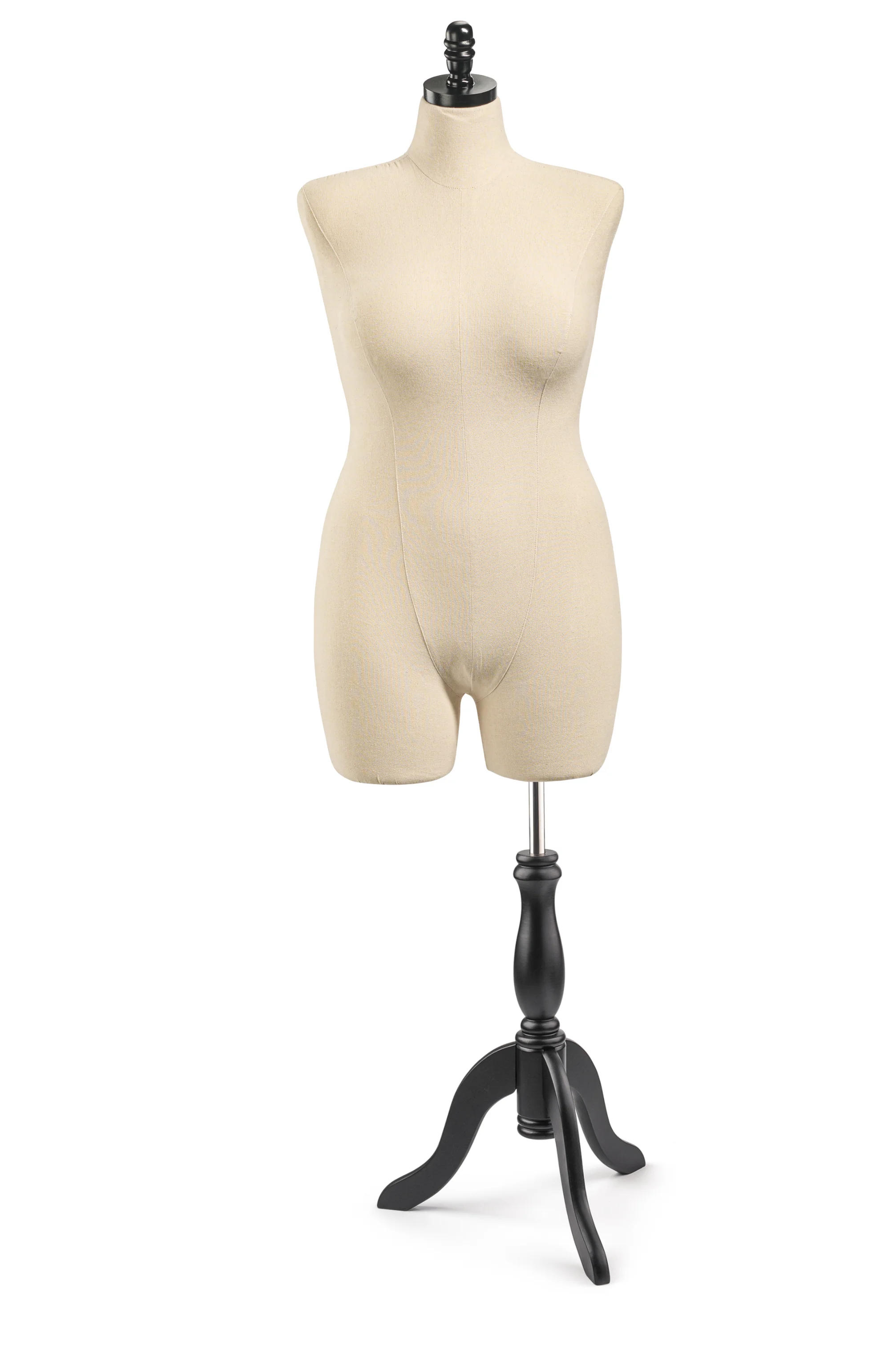 Female Display Dress Form on Wood Tripod Base - Image 32