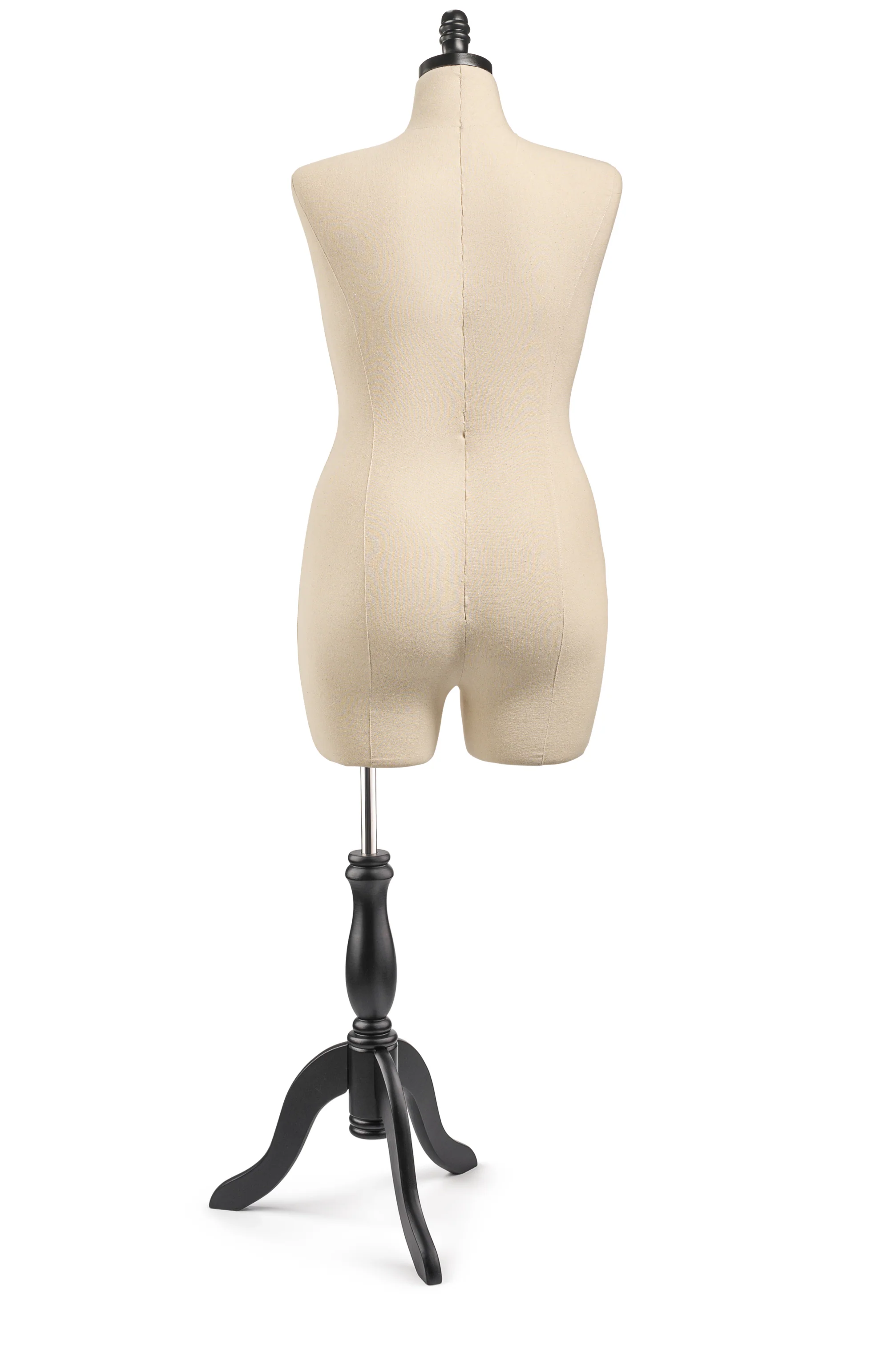 Female Display Dress Form on Wood Tripod Base - Image 36