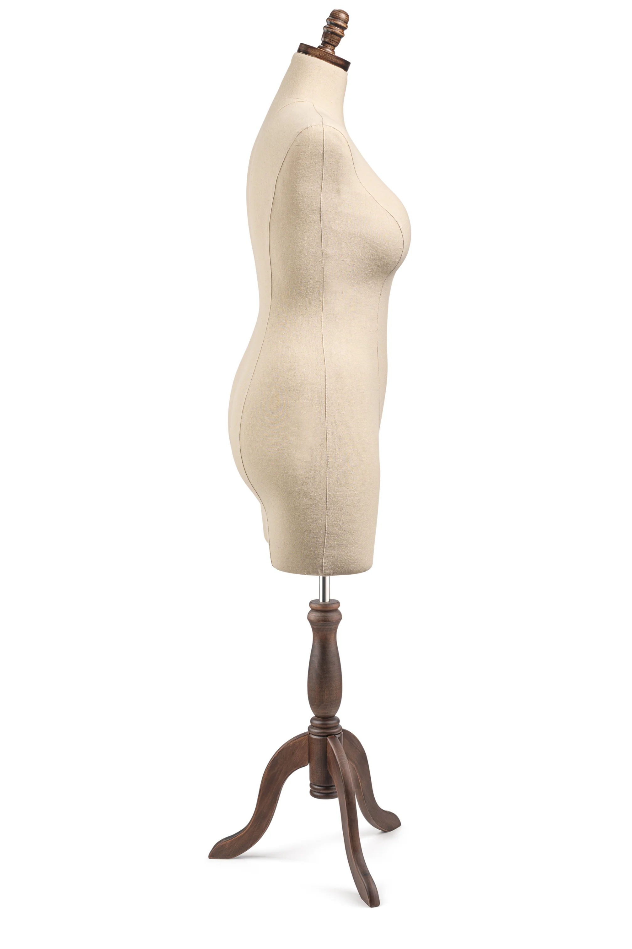 Female Display Dress Form on Wood Tripod Base - Image 37