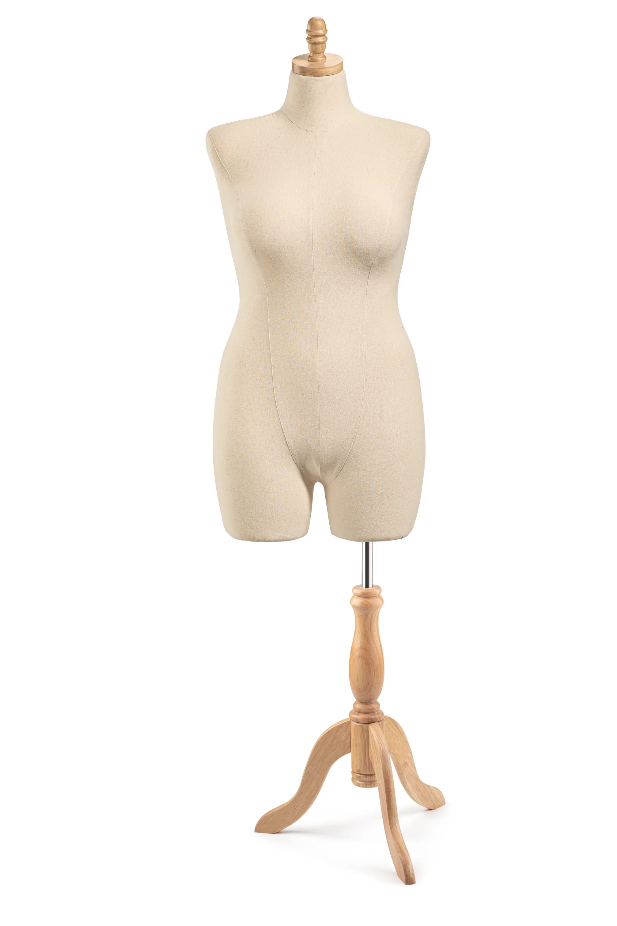 Female Display Dress Form on Wood Tripod Base - Image 40