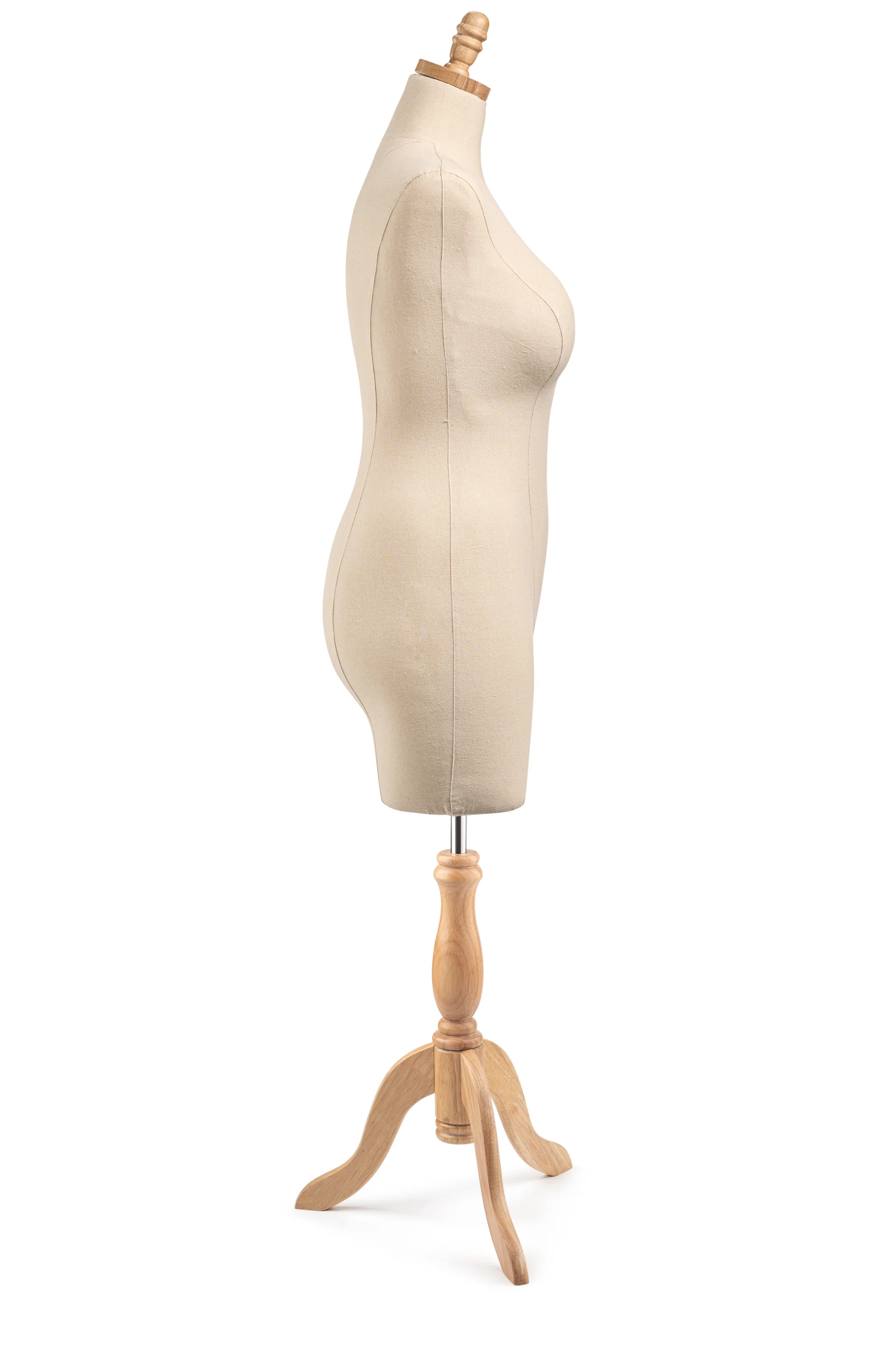 Female Display Dress Form on Wood Tripod Base - Image 42