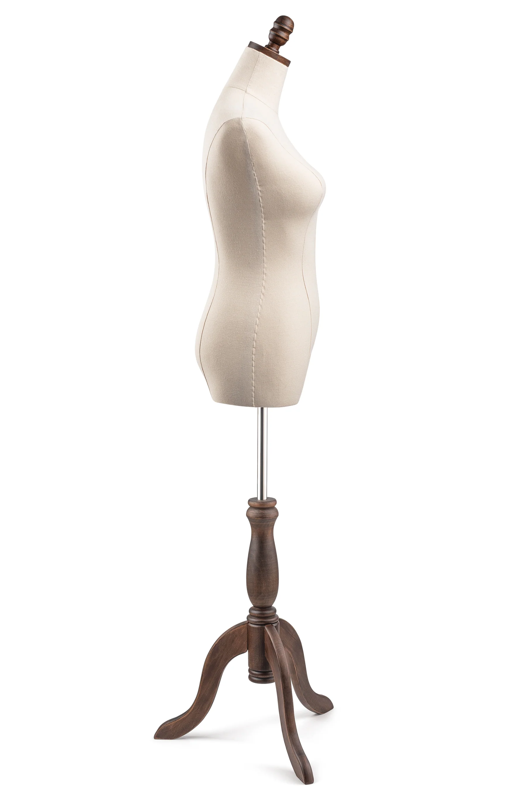 Female Display Dress Form on Wood Tripod Base - Image 8