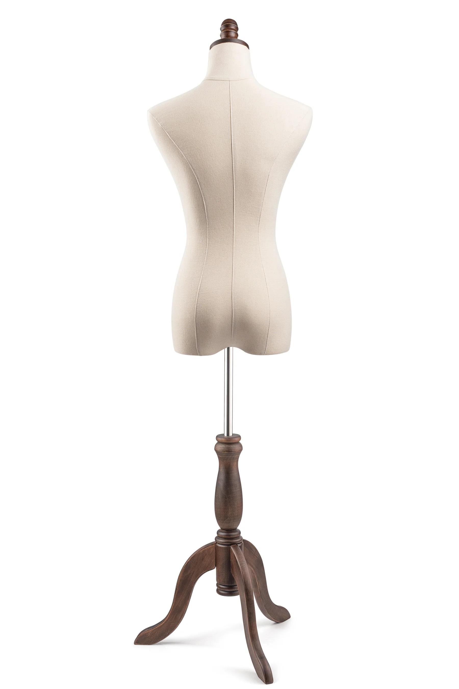 Female Display Dress Form on Wood Tripod Base - Image 9