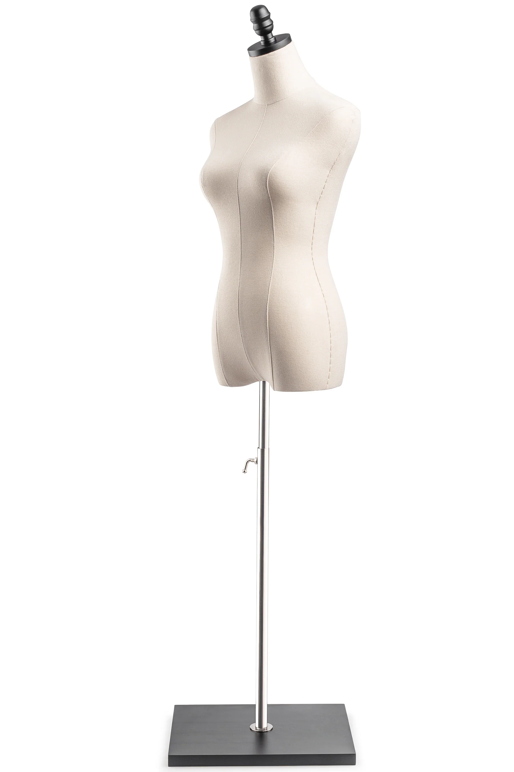 Female Display Dress Form on Wood Flat Base - Image 11