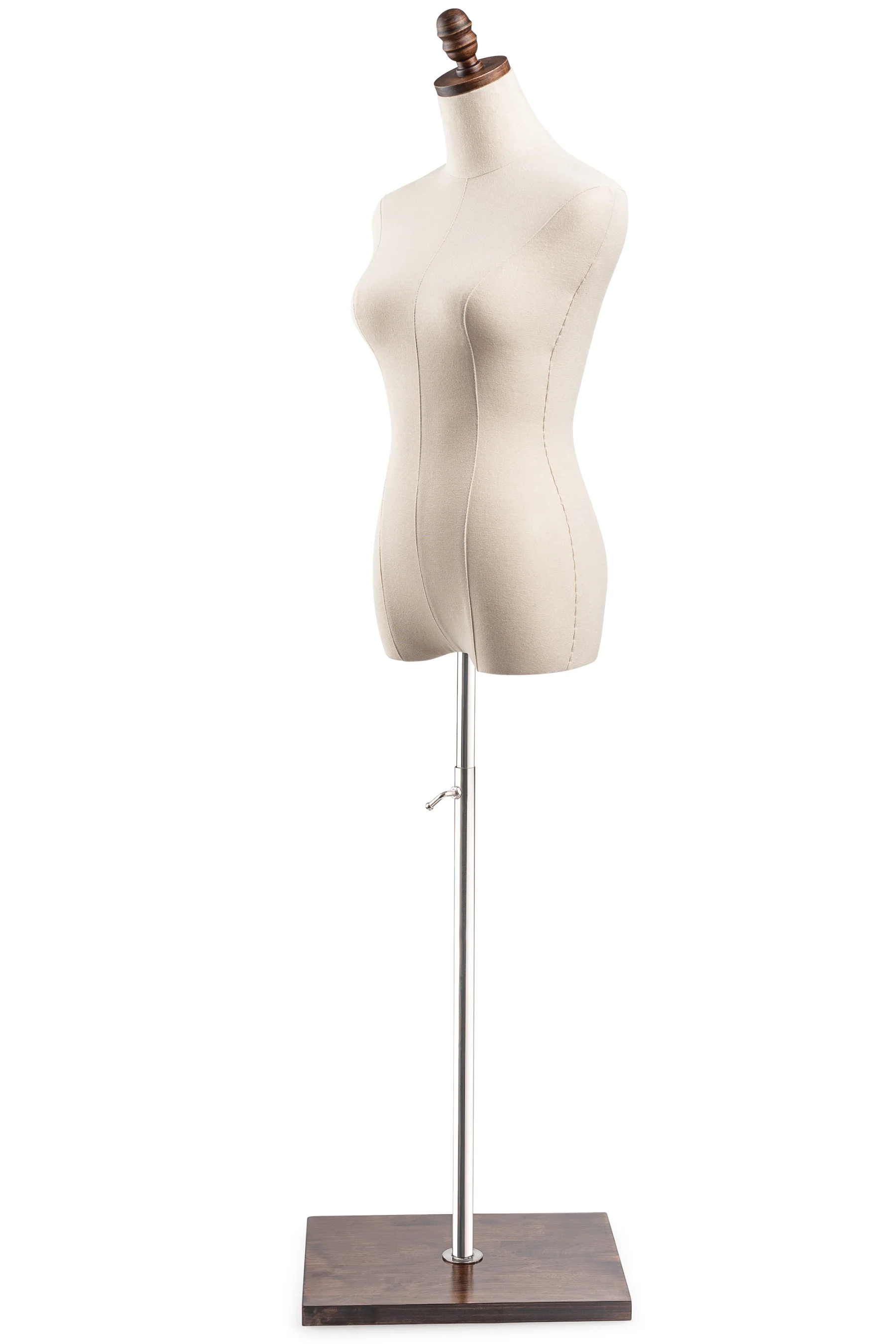 Female Display Dress Form on Wood Flat Base - Image 18