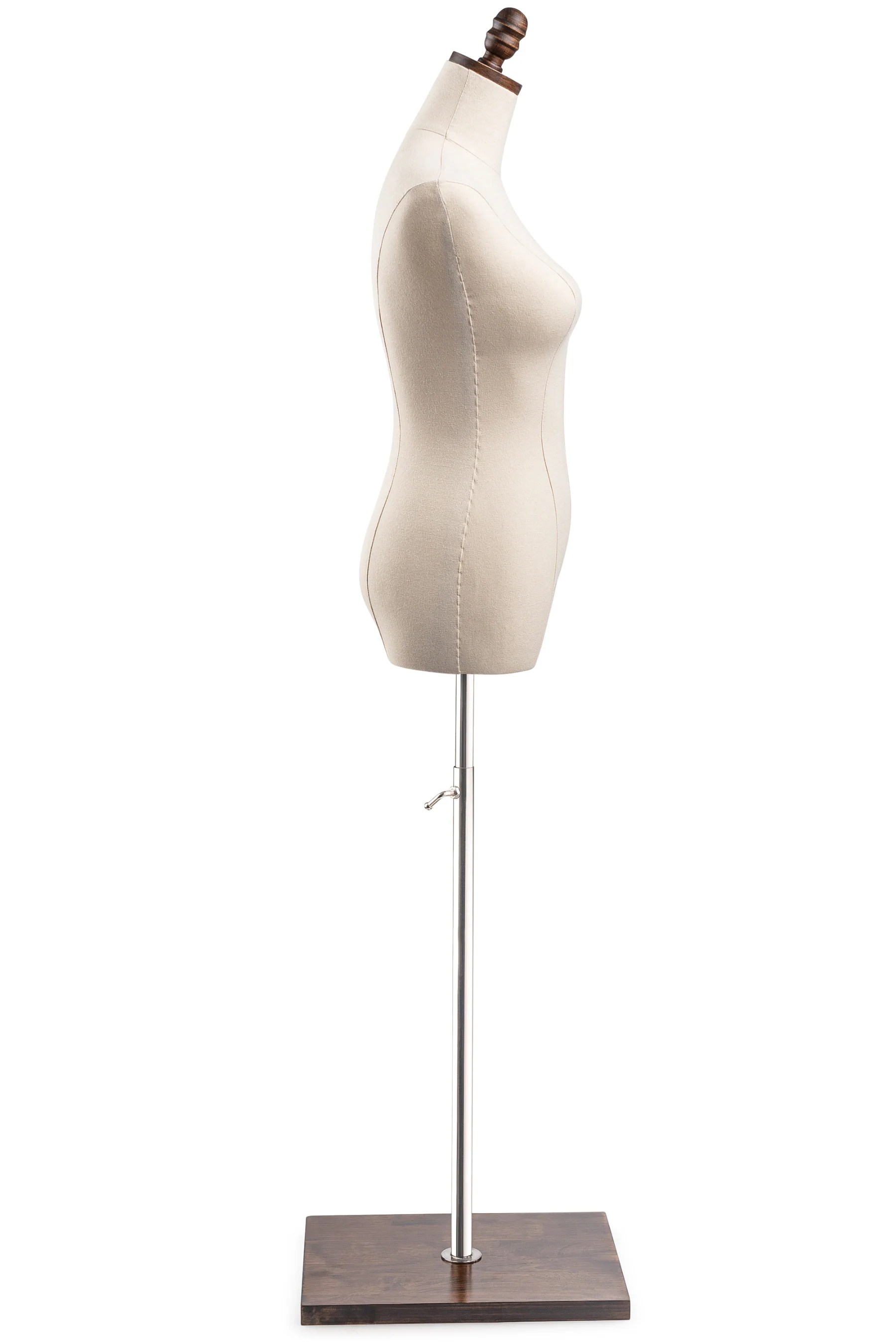Female Display Dress Form on Wood Flat Base - Image 19