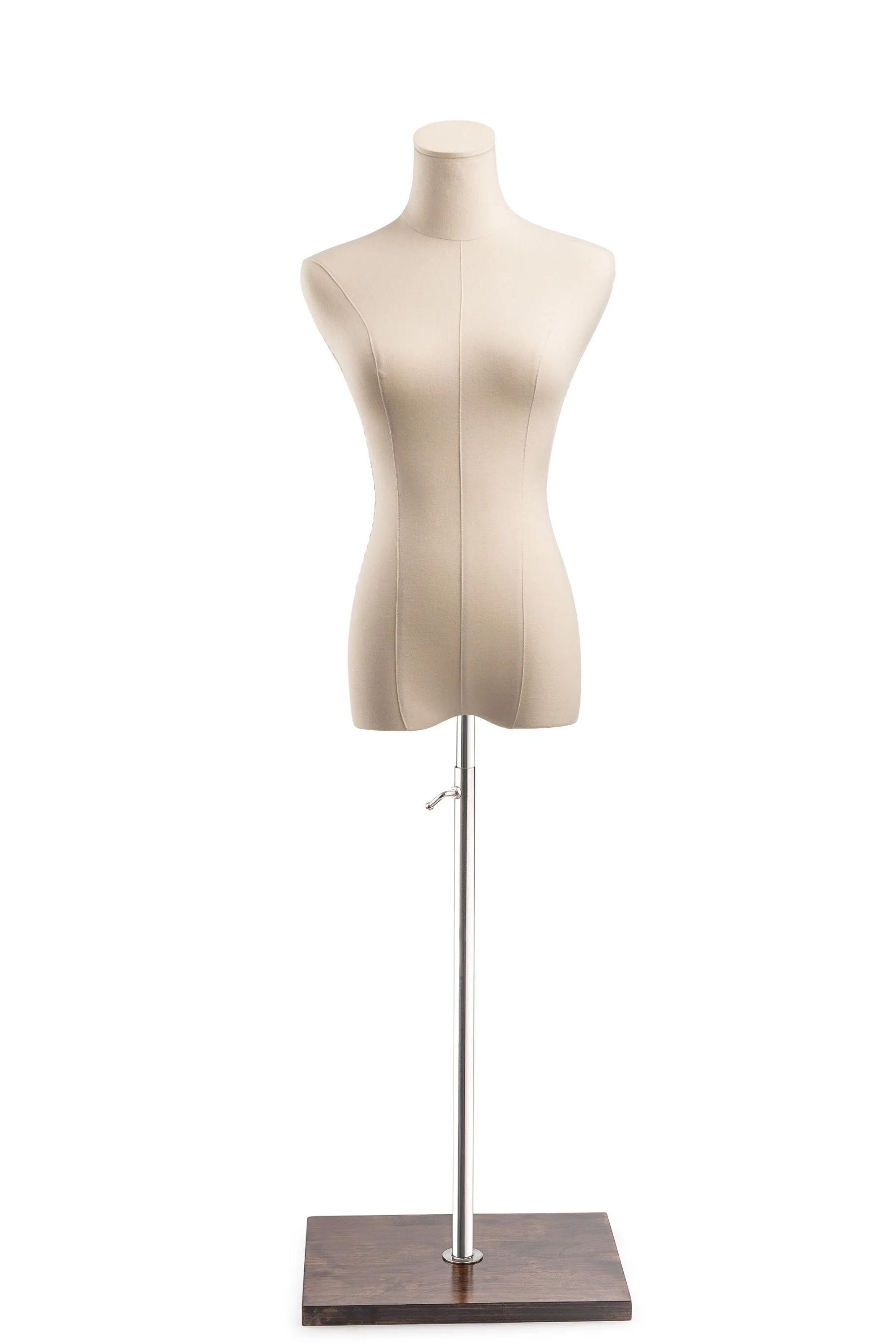 Female Display Dress Form on Wood Flat Base - Image 22