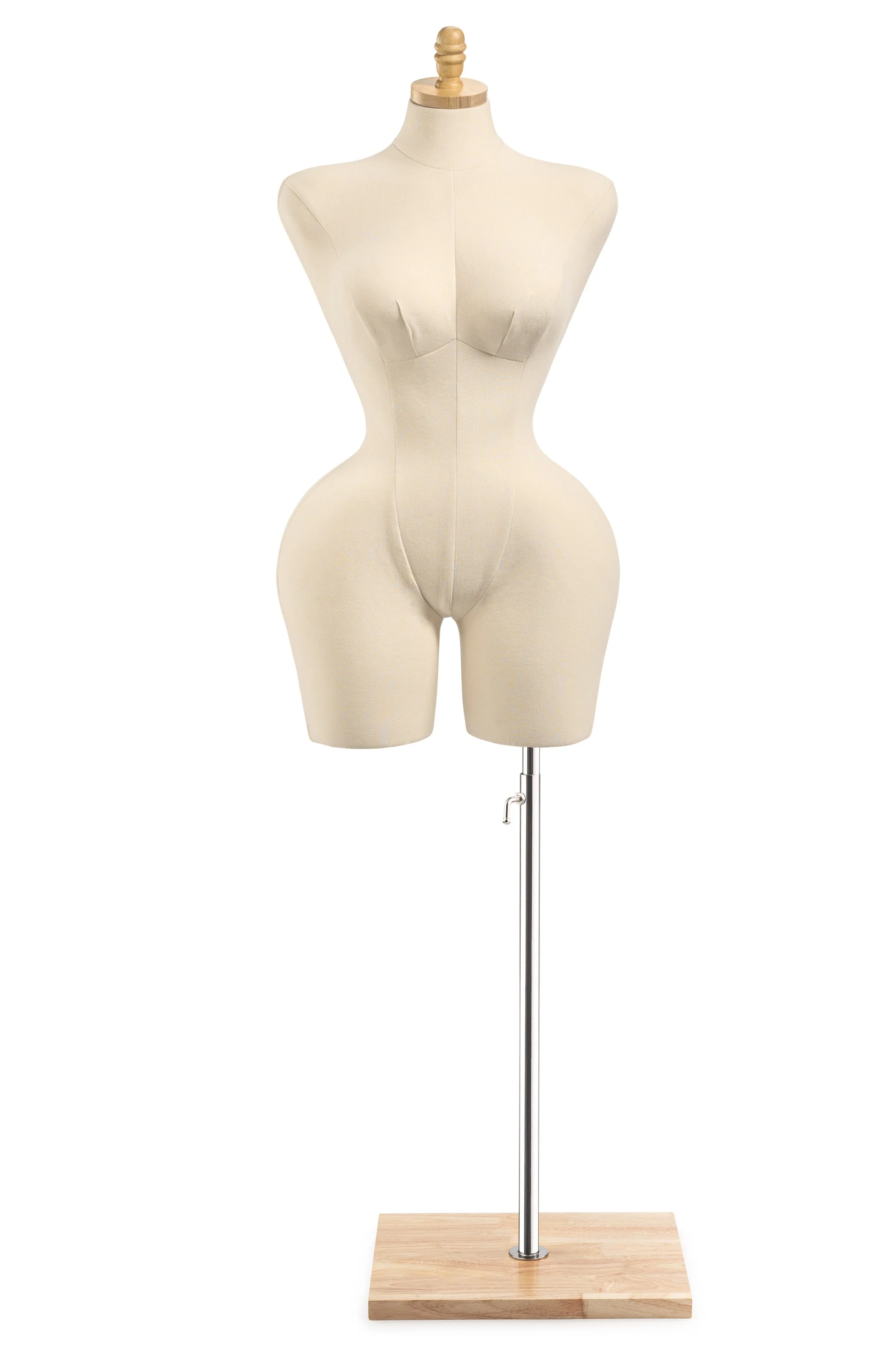 Female Display Dress Form on Wood Flat Base - Image 24