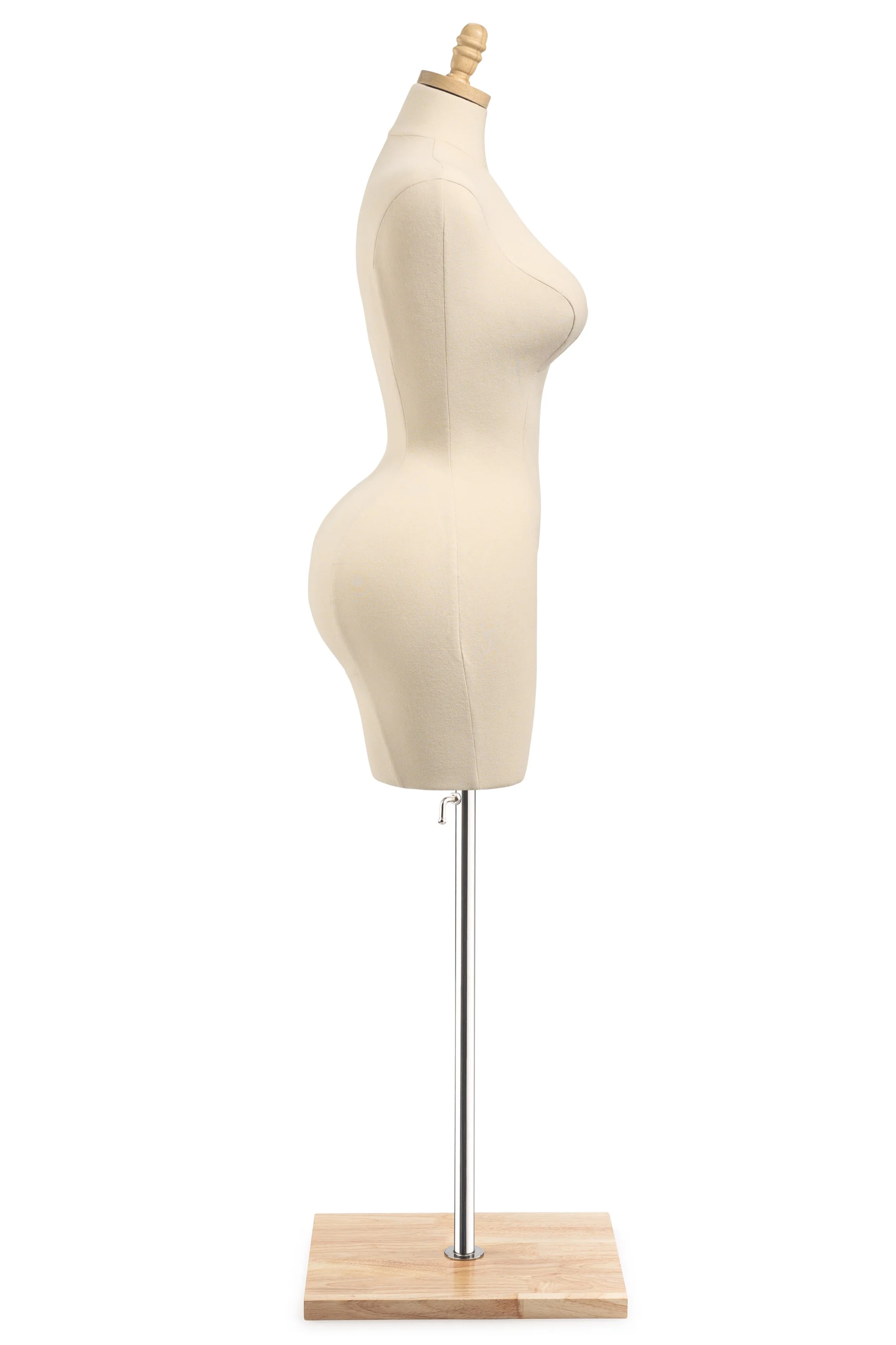 Female Display Dress Form on Wood Flat Base - Image 26
