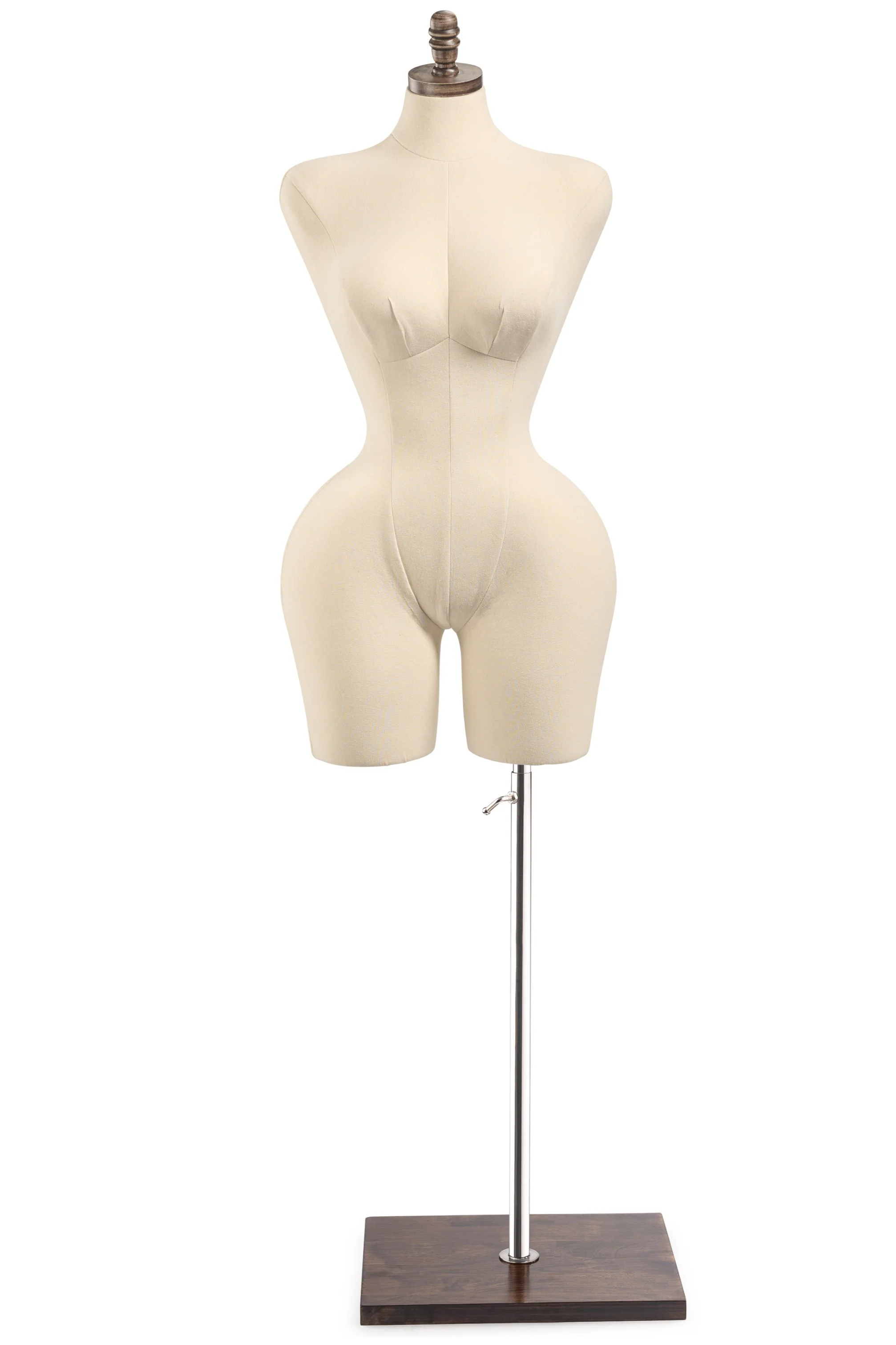 Female Display Dress Form on Wood Flat Base - Image 28