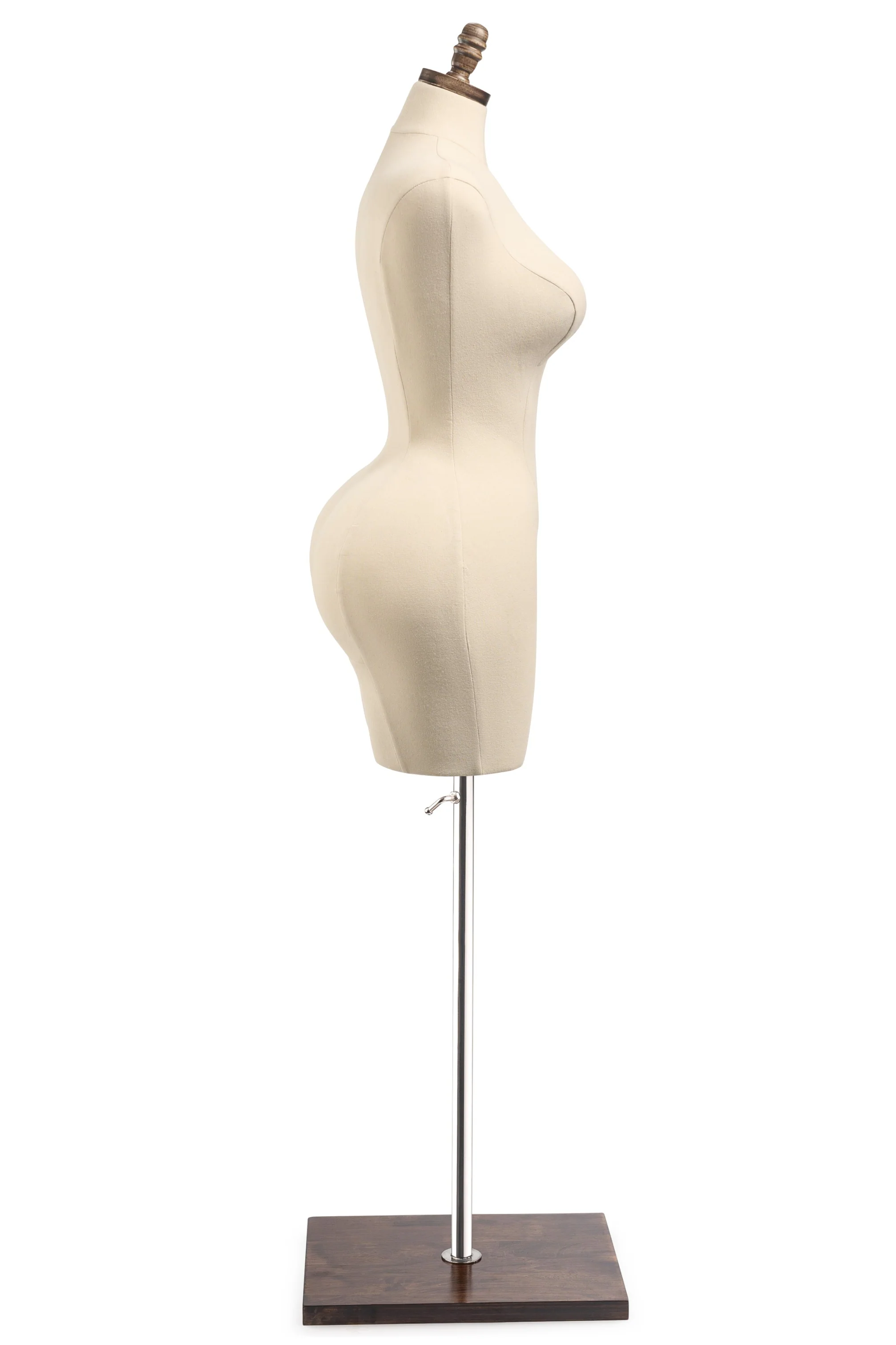 Female Display Dress Form on Wood Flat Base - Image 30