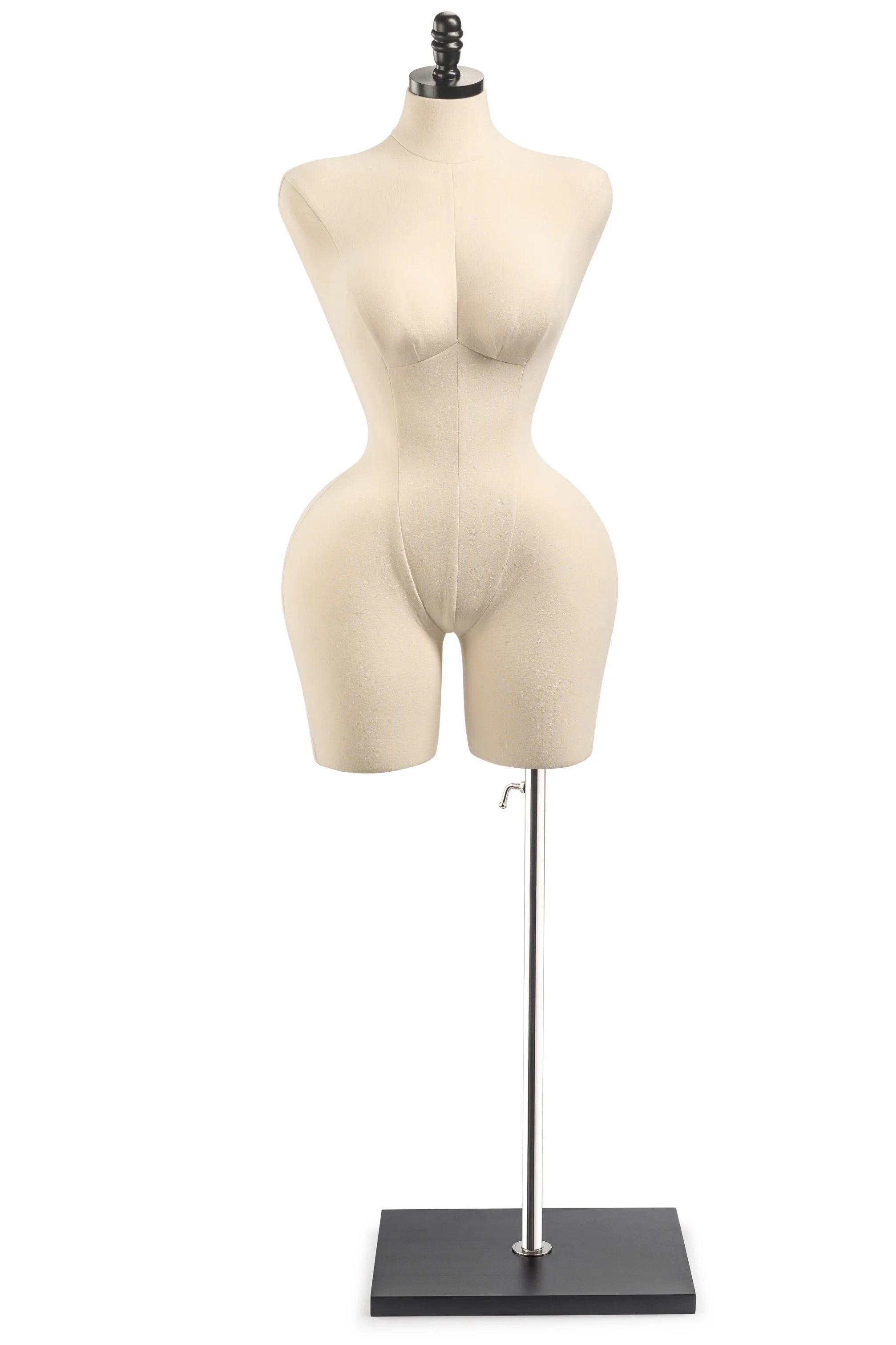 Female Display Dress Form on Wood Flat Base - Image 32
