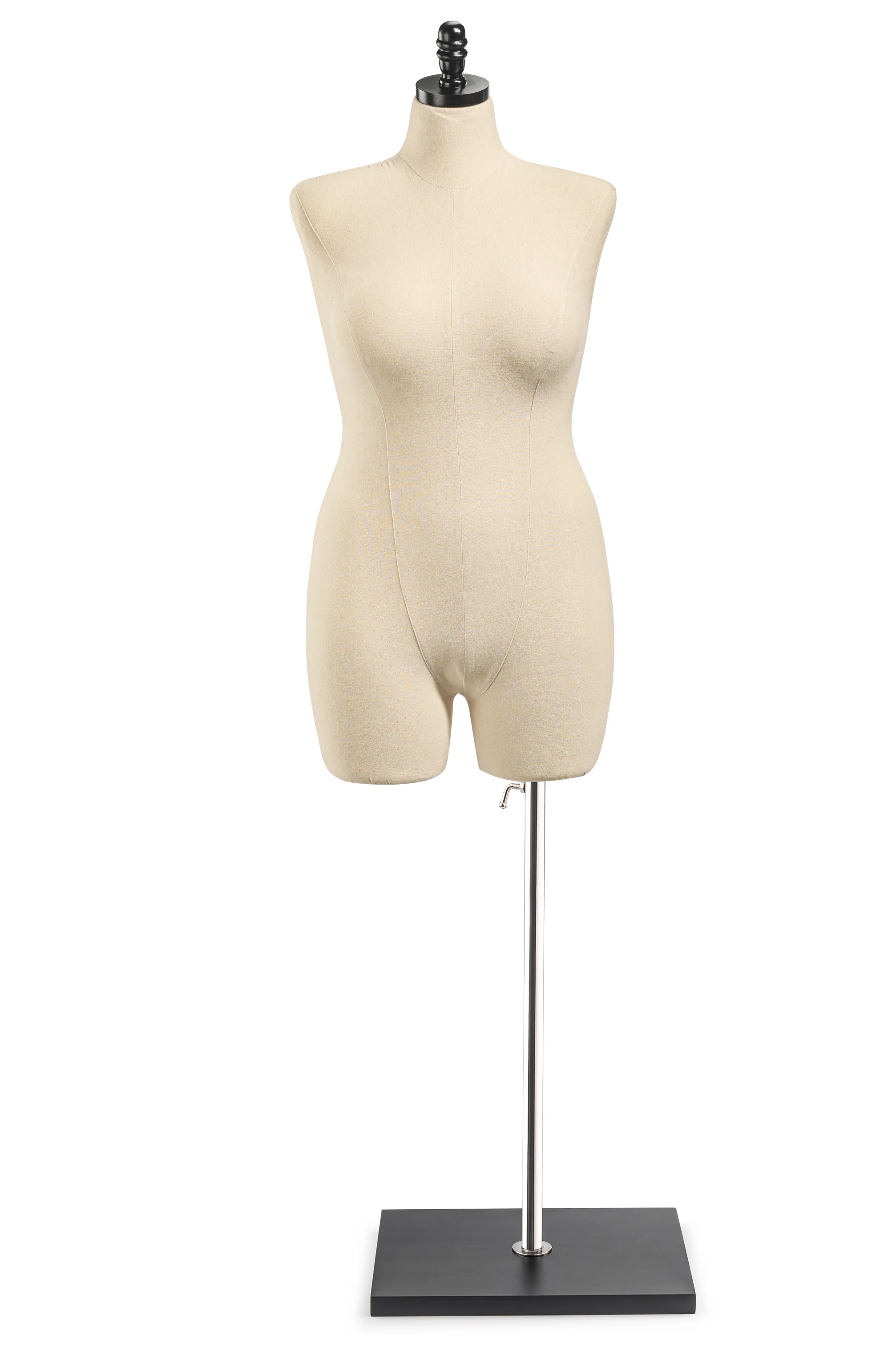 Female Display Dress Form on Wood Flat Base - Image 36