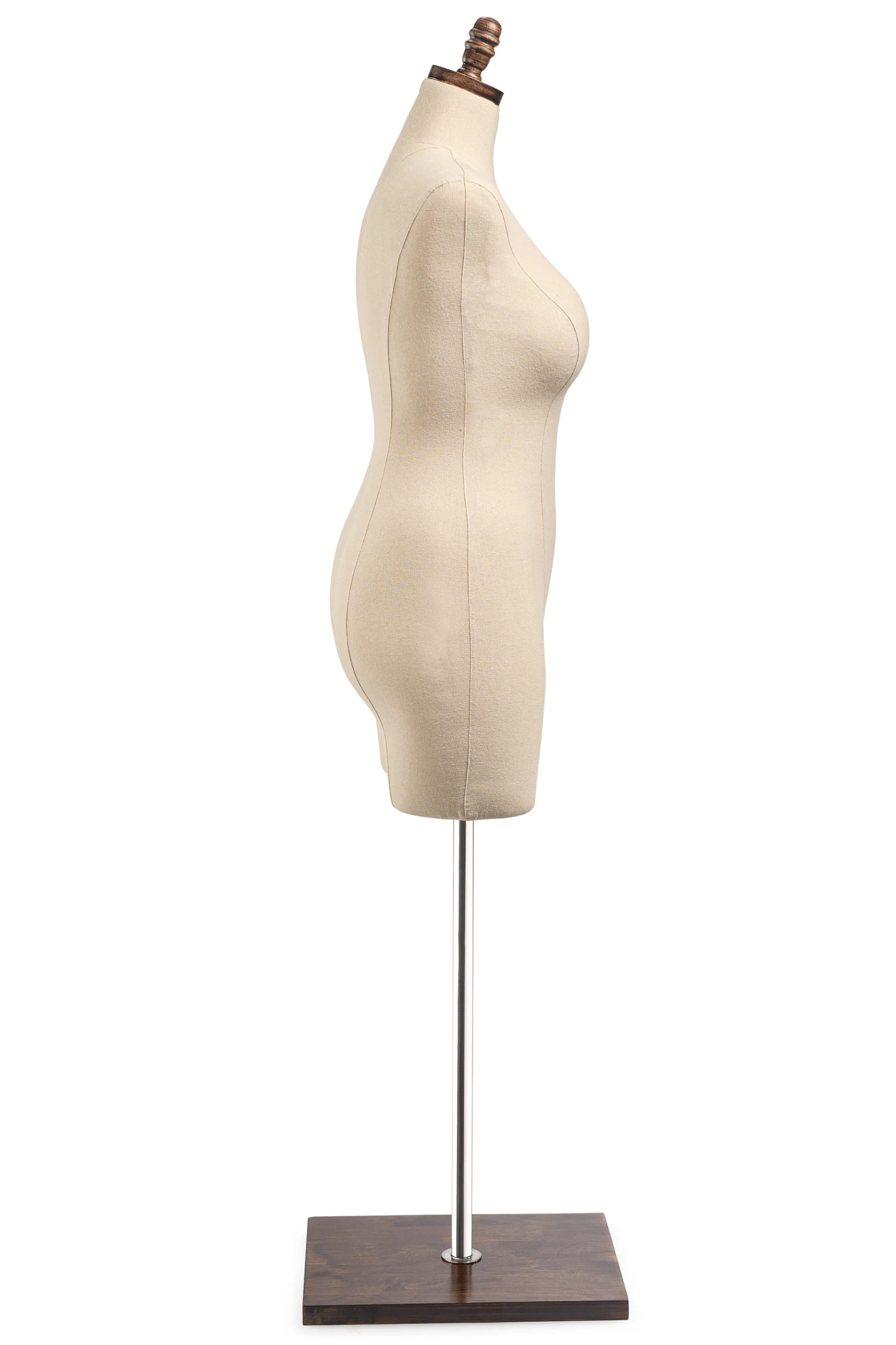 Female Display Dress Form on Wood Flat Base - Image 41