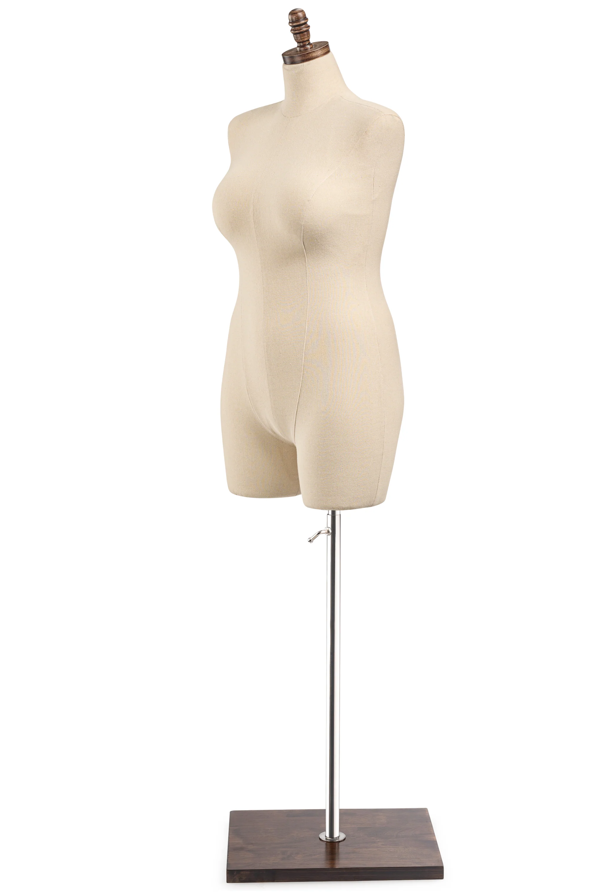 Female Display Dress Form on Wood Flat Base - Image 42
