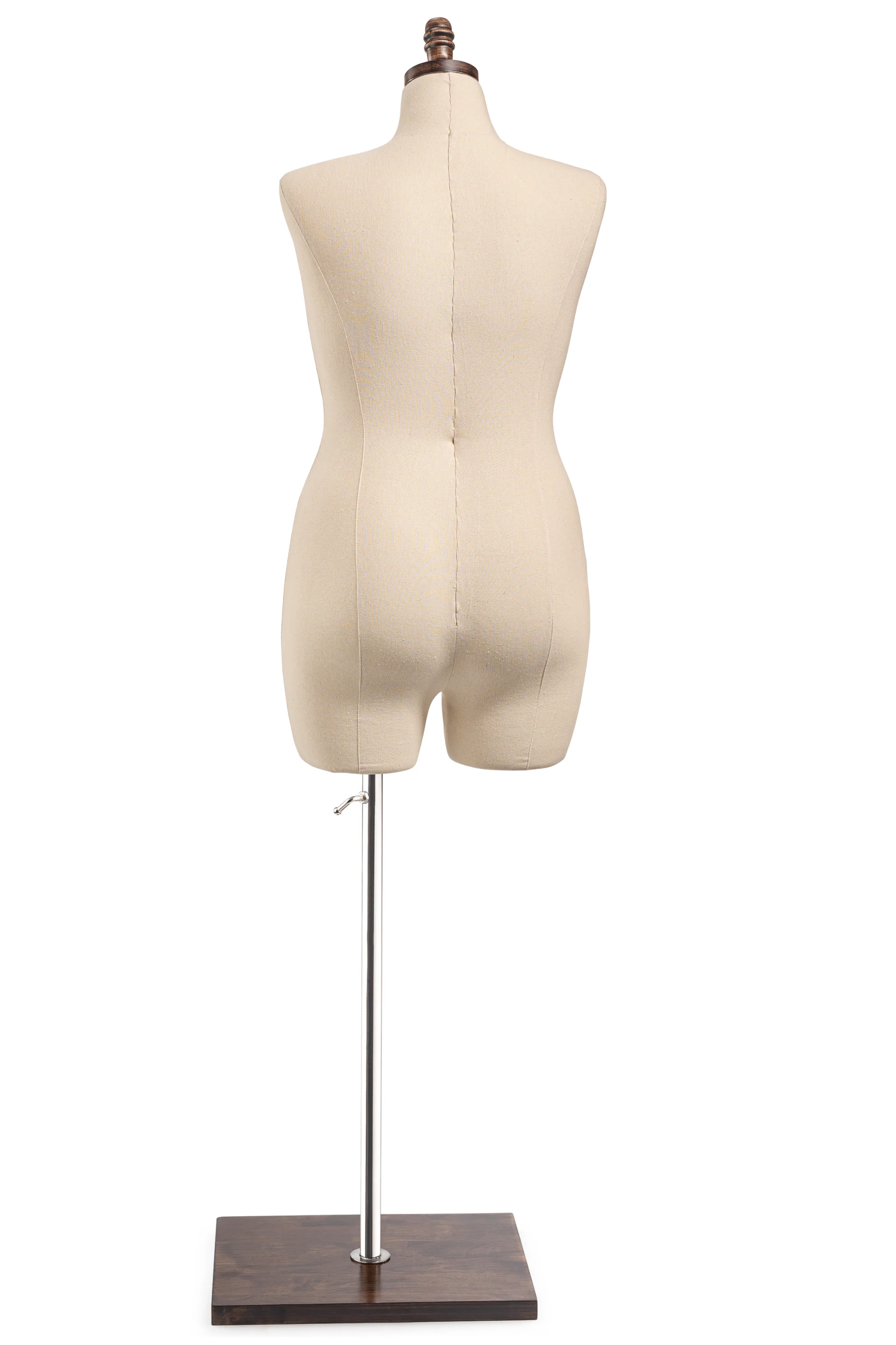 Female Display Dress Form on Wood Flat Base - Image 43