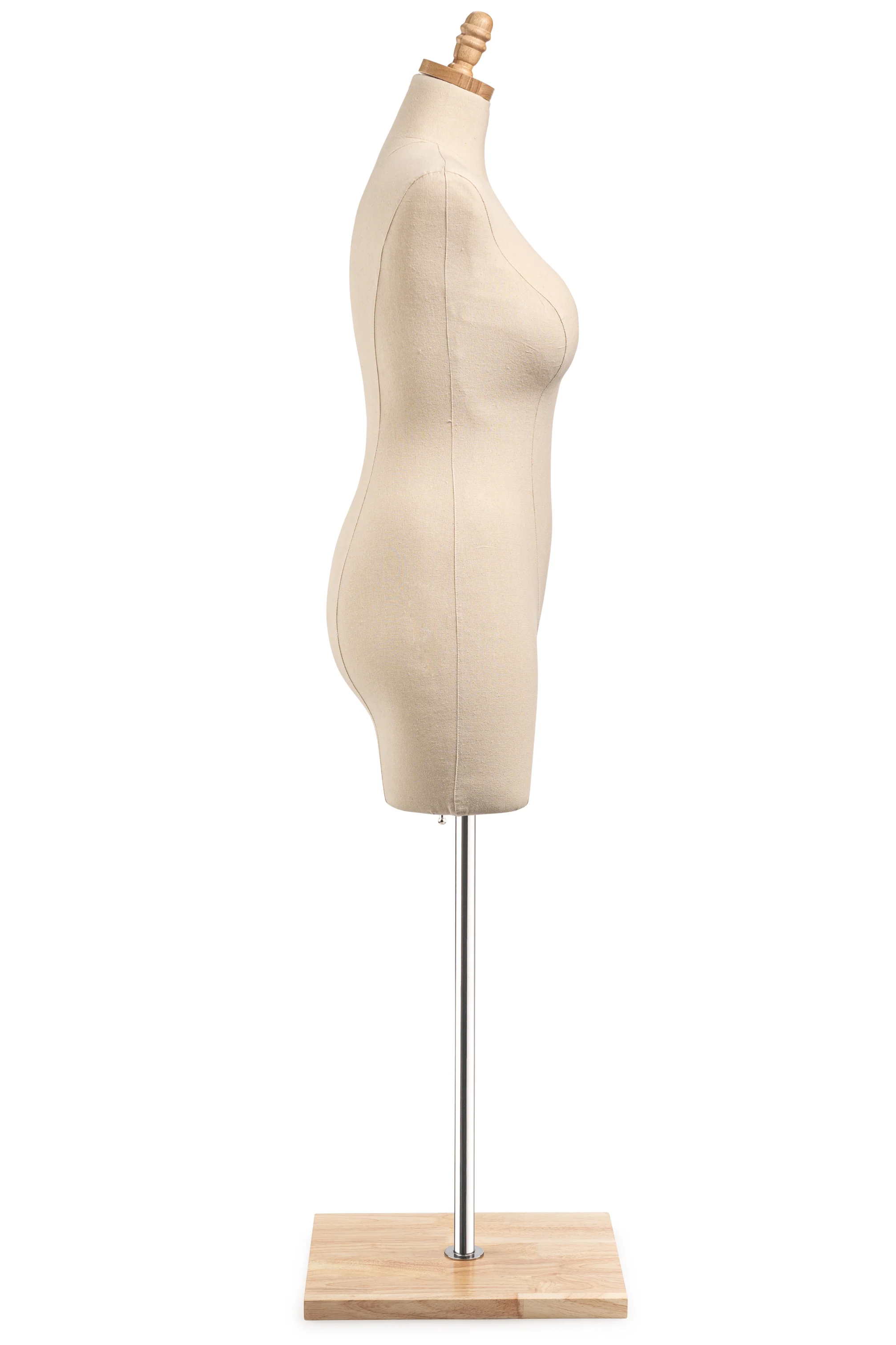 Female Display Dress Form on Wood Flat Base - Image 46