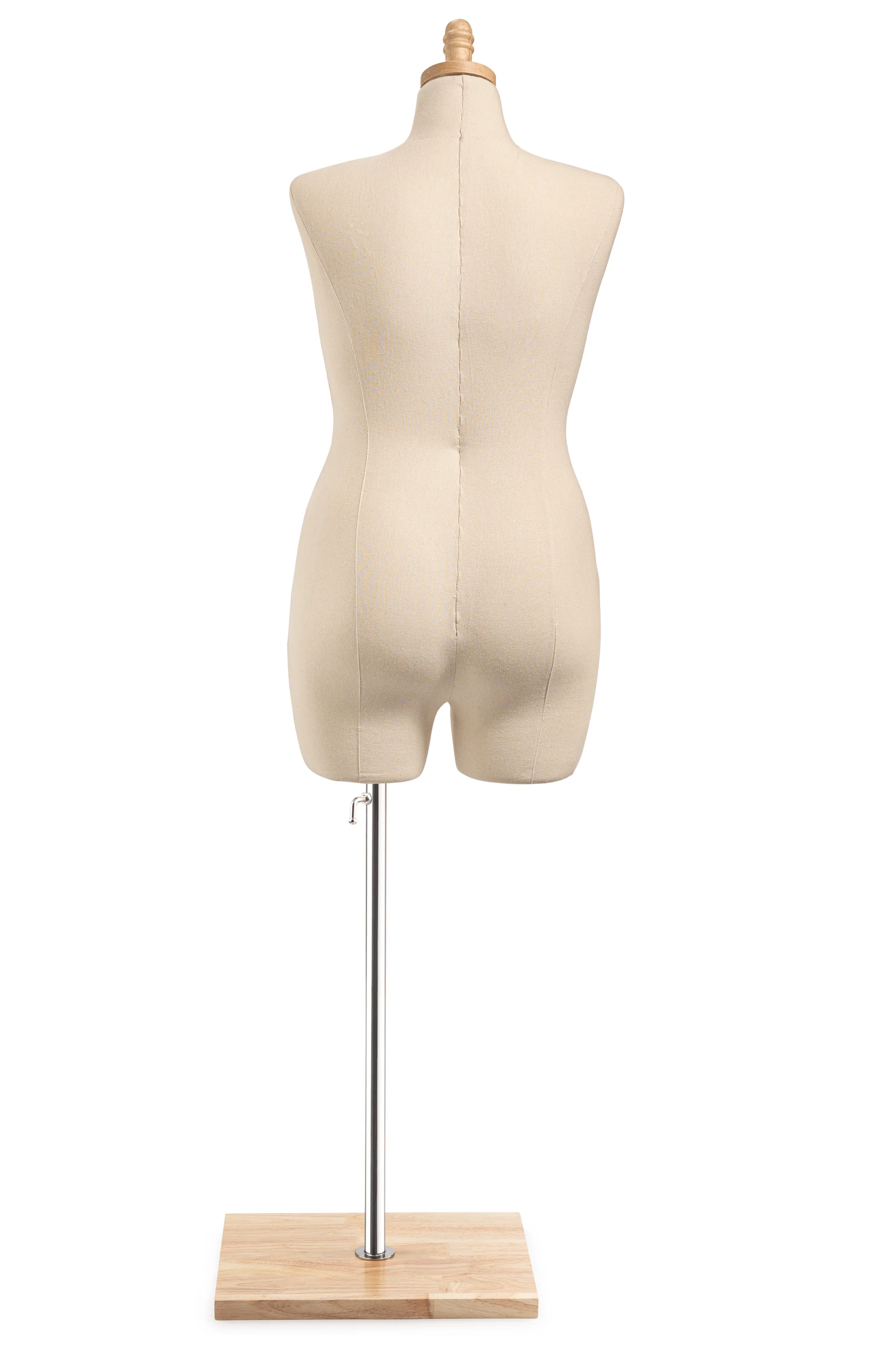 Female Display Dress Form on Wood Flat Base - Image 47
