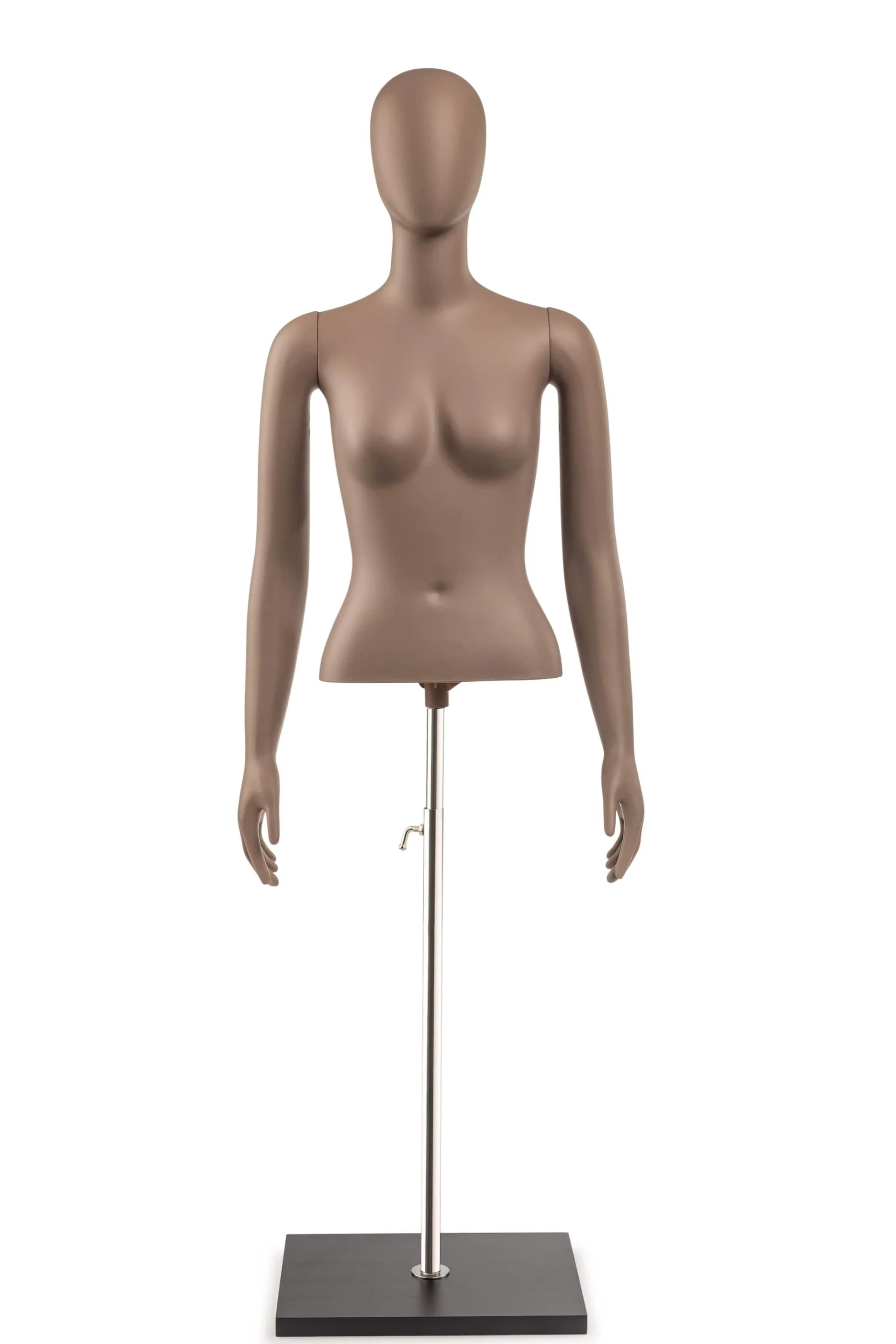 Female Egghead Torso Mannequin with Removable Arms - Image 115